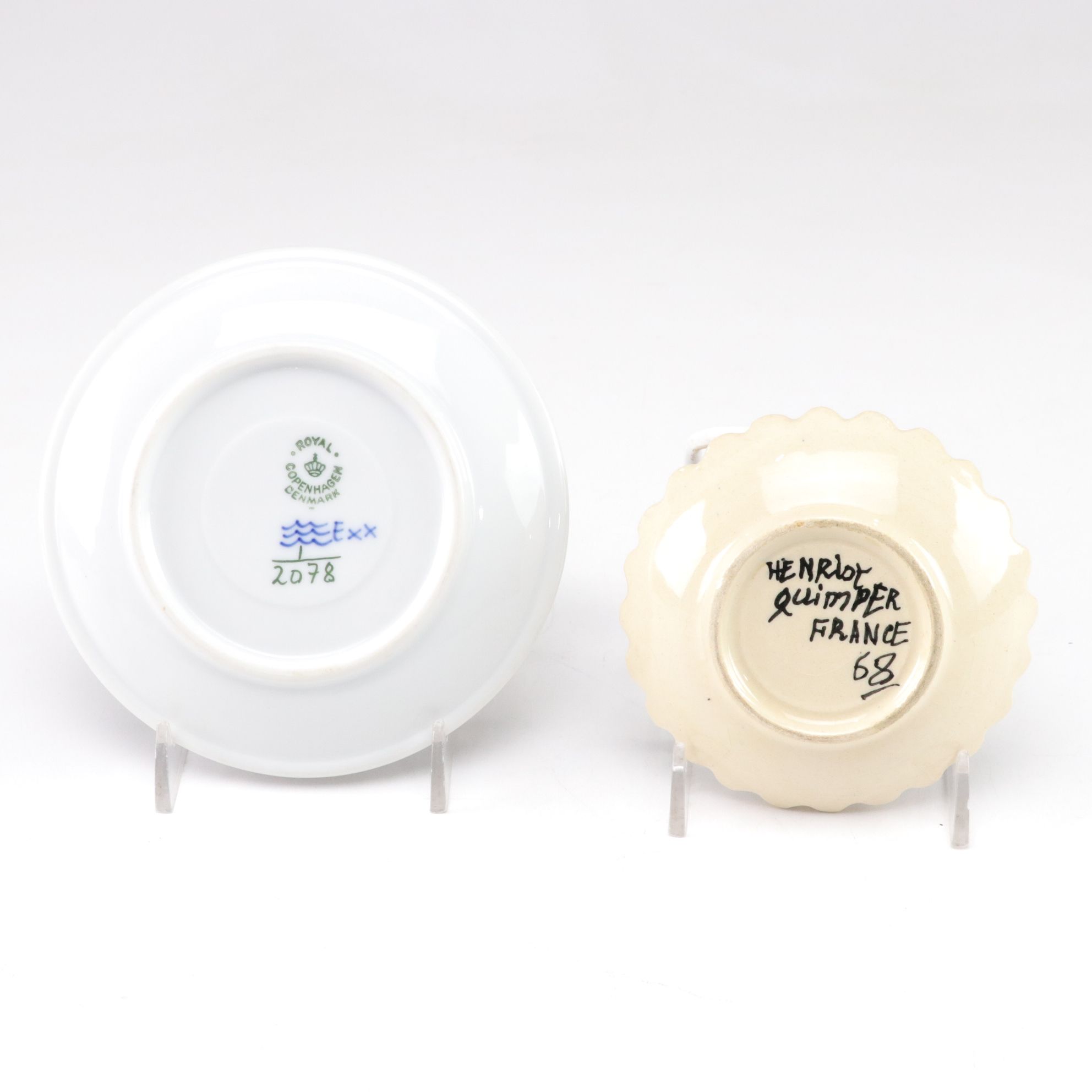 European Porcelain Jewelry Dishes, Pedestal Dish & More