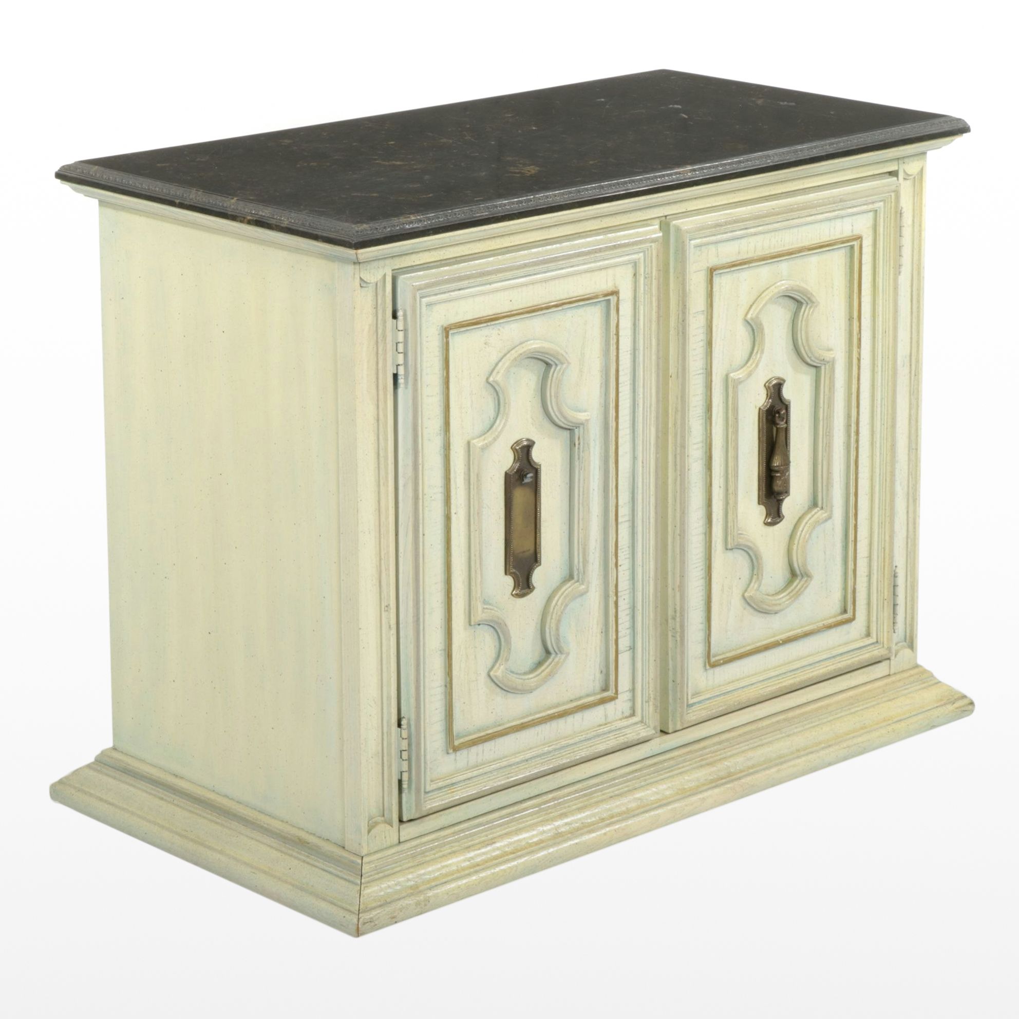 Stanley Furniture Spanish Baroque Cabinet with Faux Stone Top
