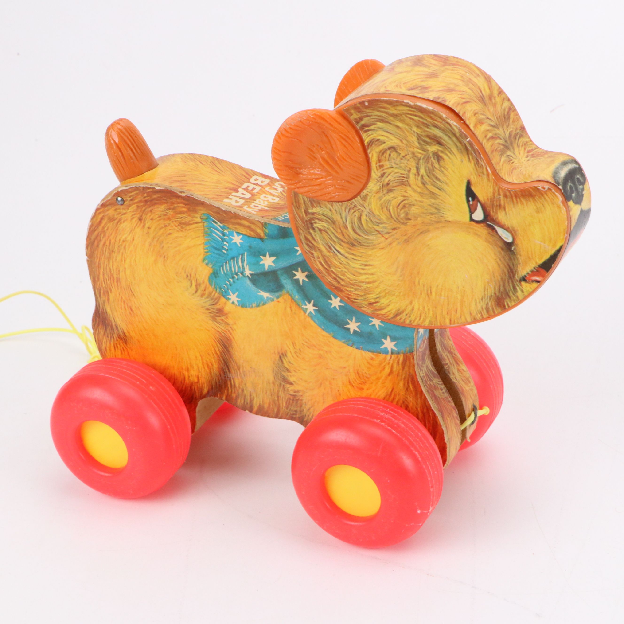 Fisher-Price "Cry Baby Bear" Pull Toys, 1960s