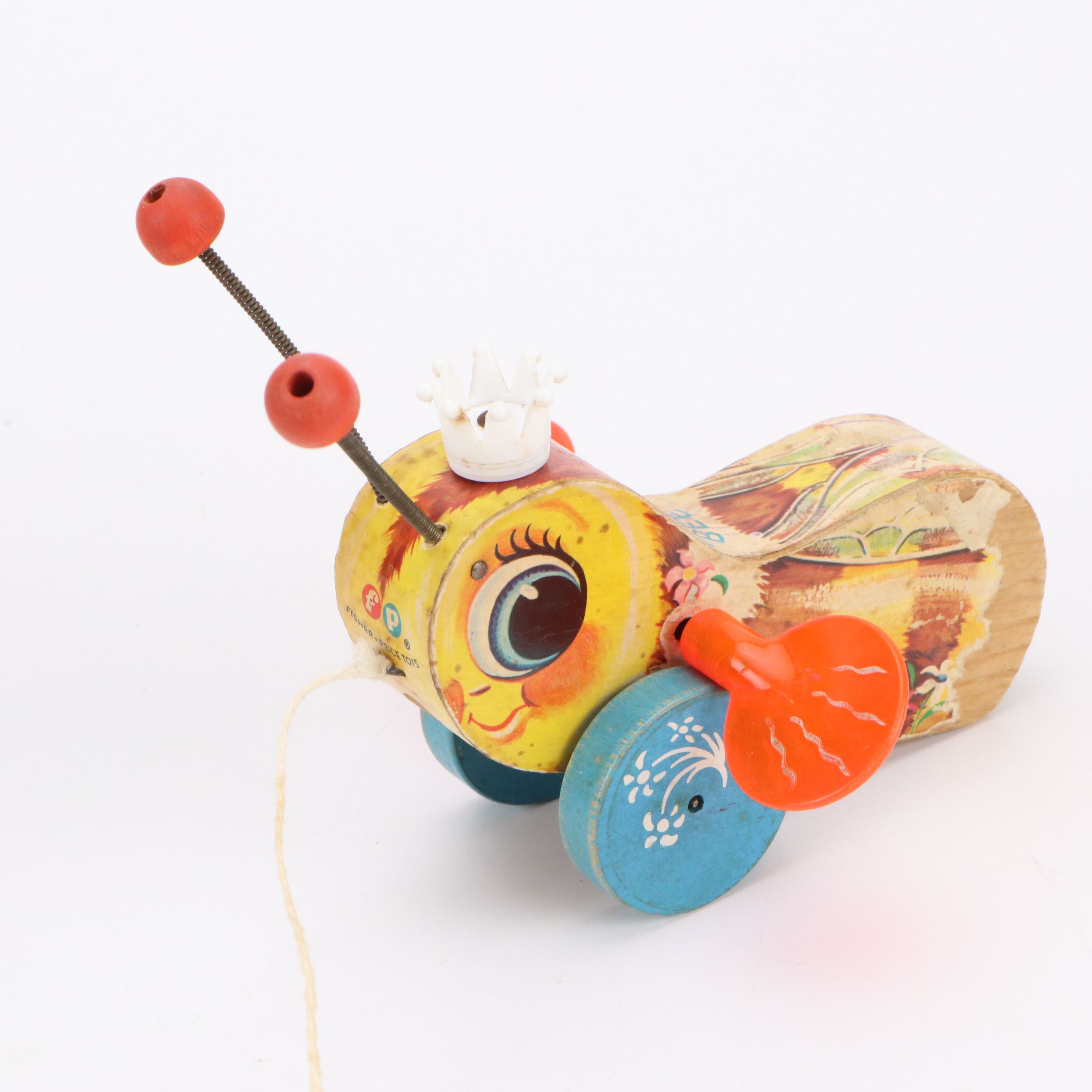 Fisher-Price "Cry Baby Bear" Pull Toys, 1960s