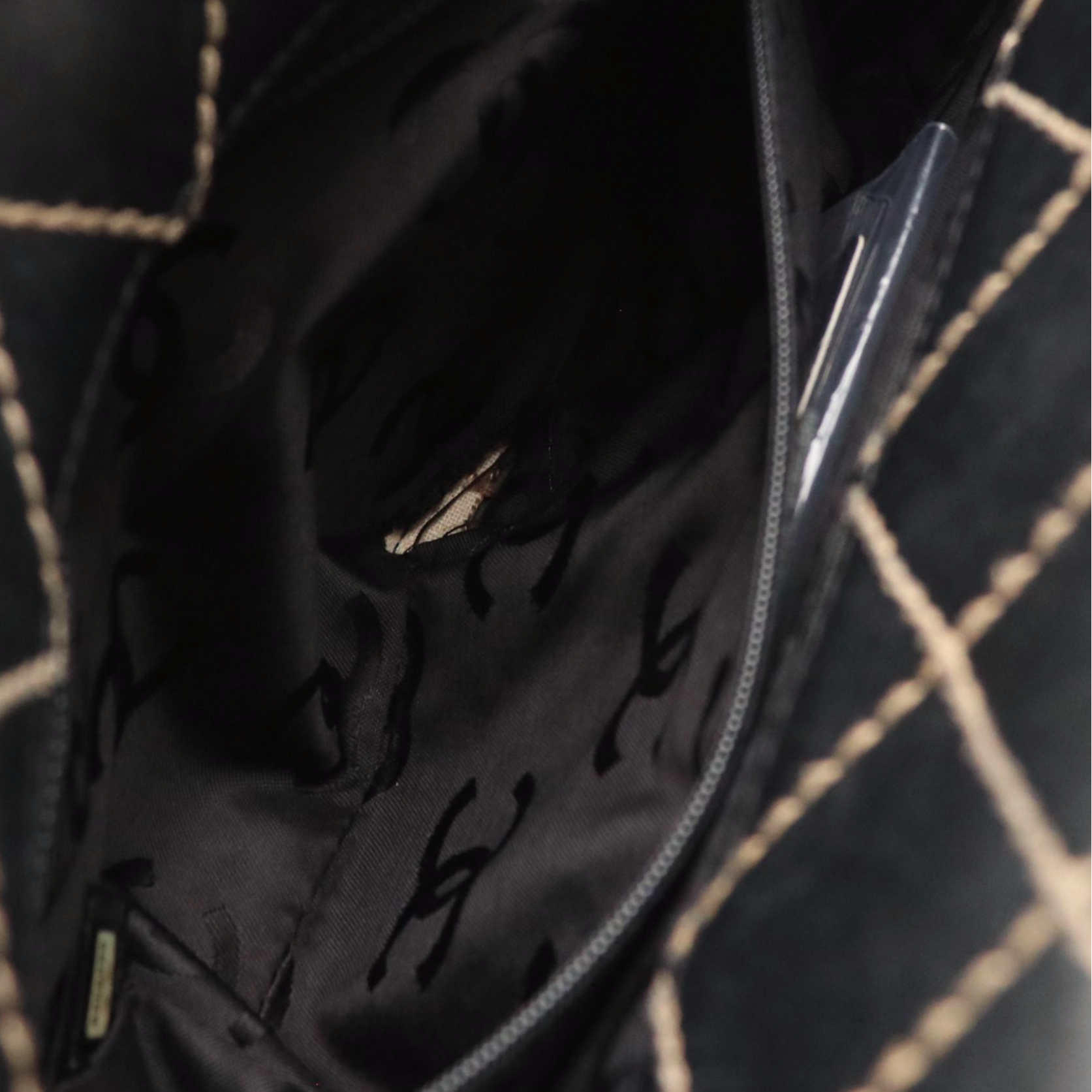 Chanel Wild Stitch Shoulder Satchel in Black Quilted Calfskin