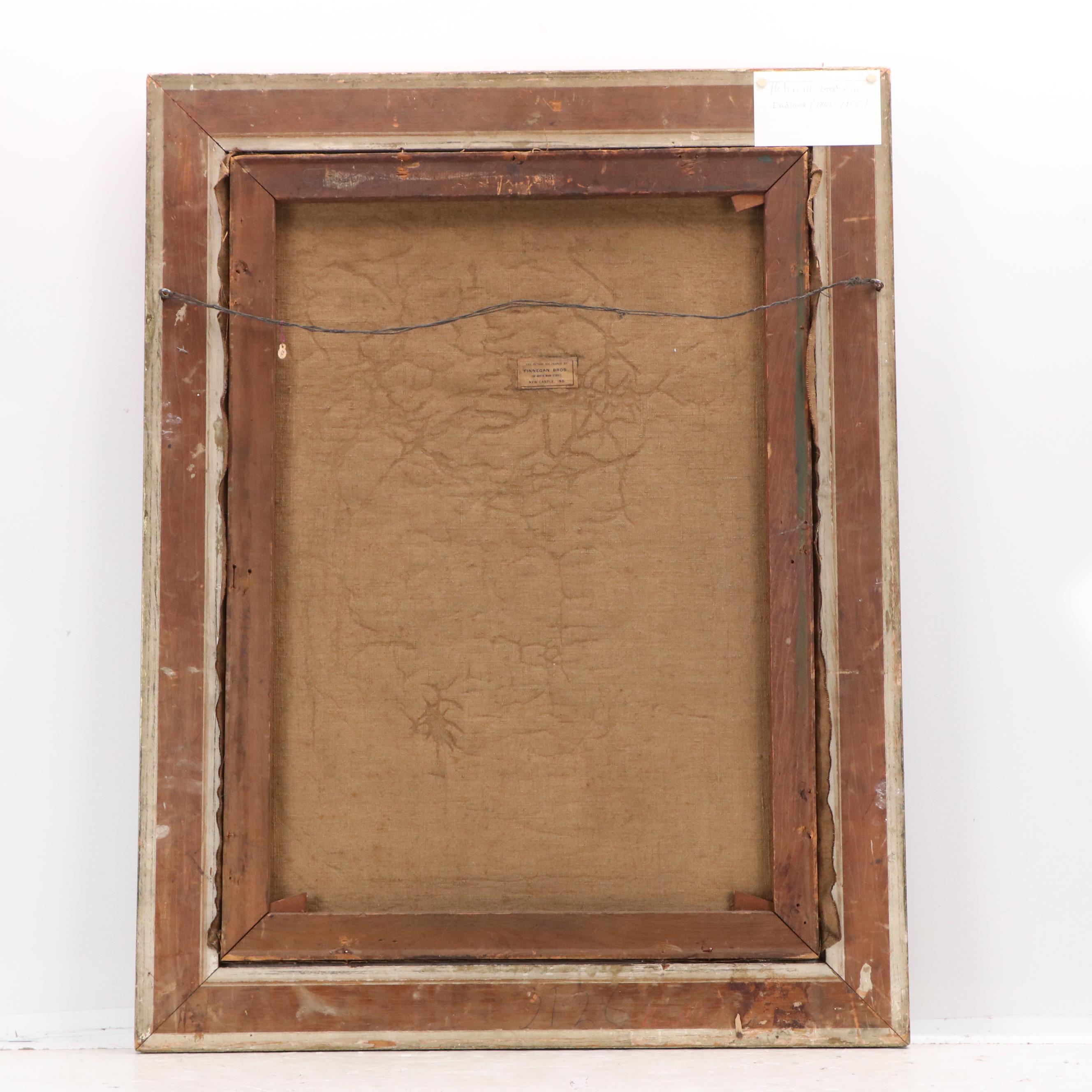 Helen M. Goodwin Floral Still Life Oil Painting of Chrysanthemums, Early 20th C.