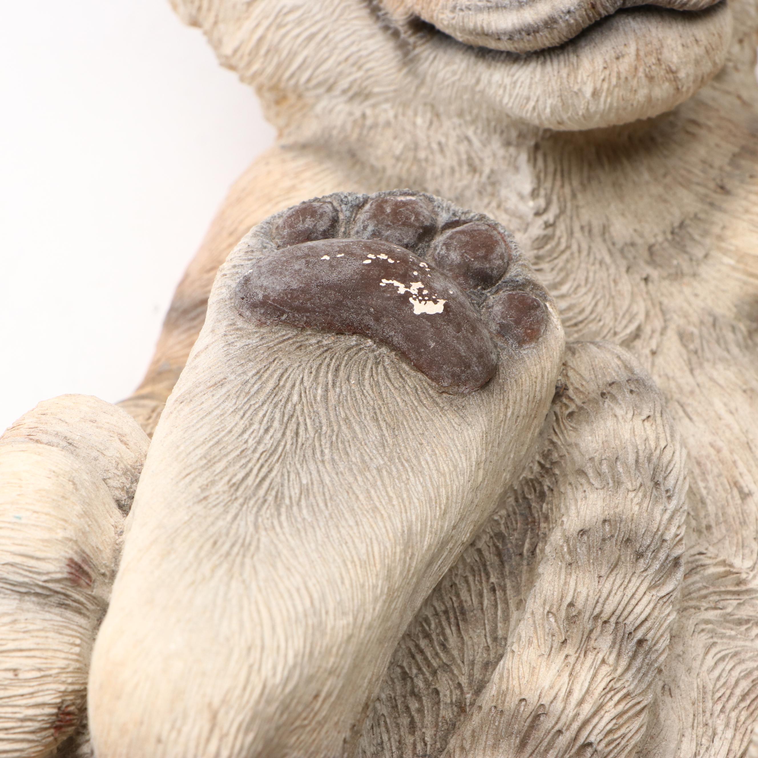 Sandra Brue Plaster Tiger Cub, 1990s