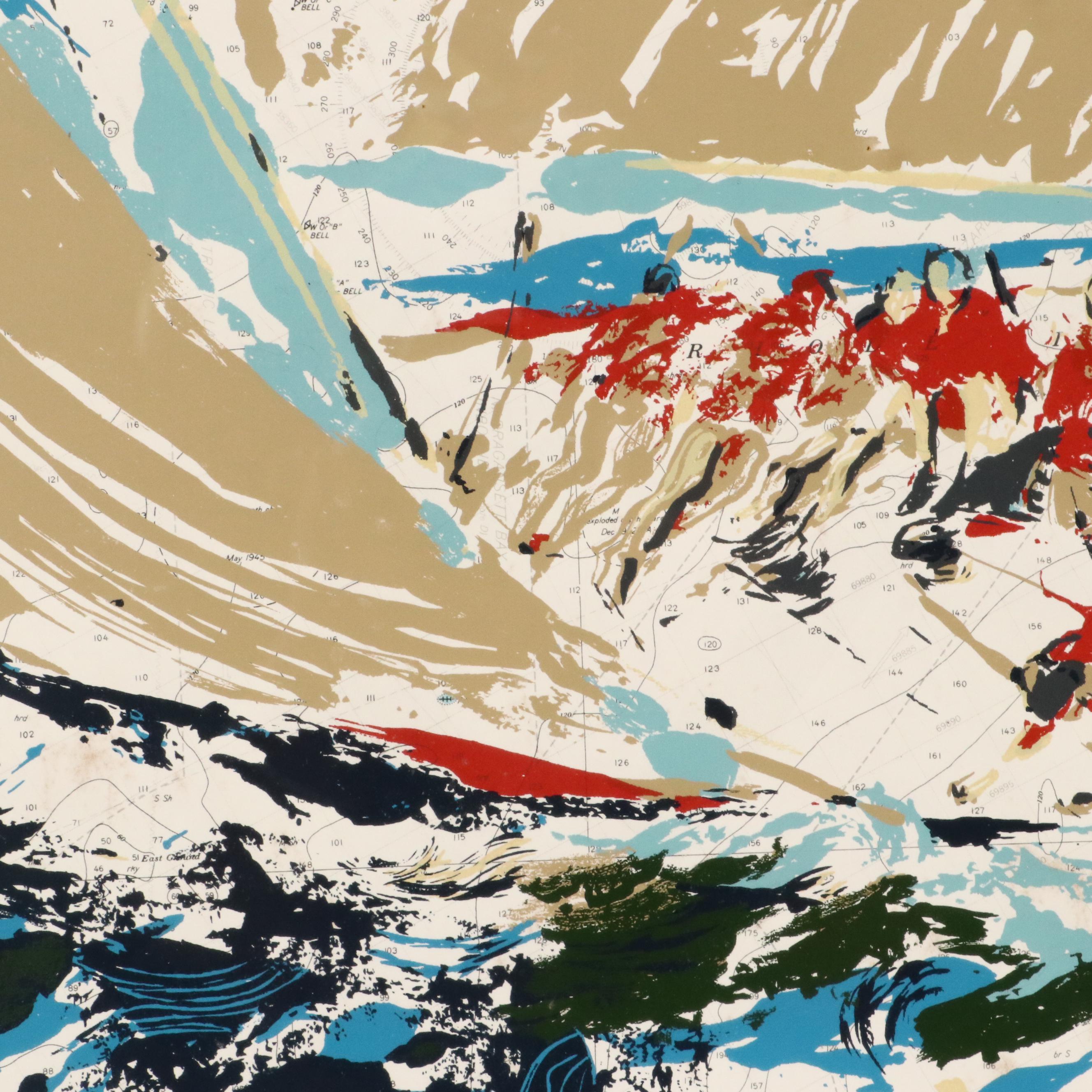 "America's Cup" Serigraph After LeRoy Neiman