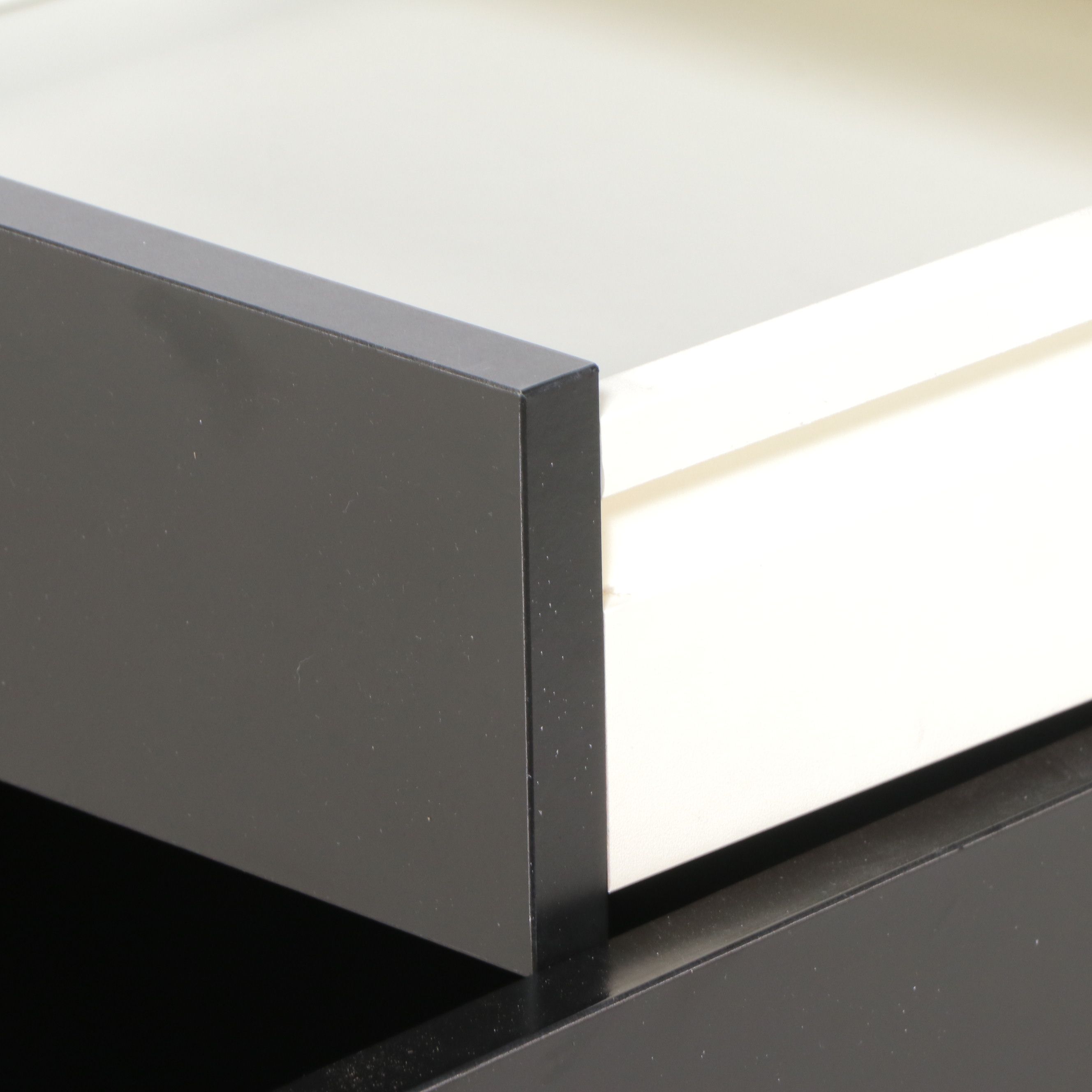 Black-Painted Wood Bar Cabinet