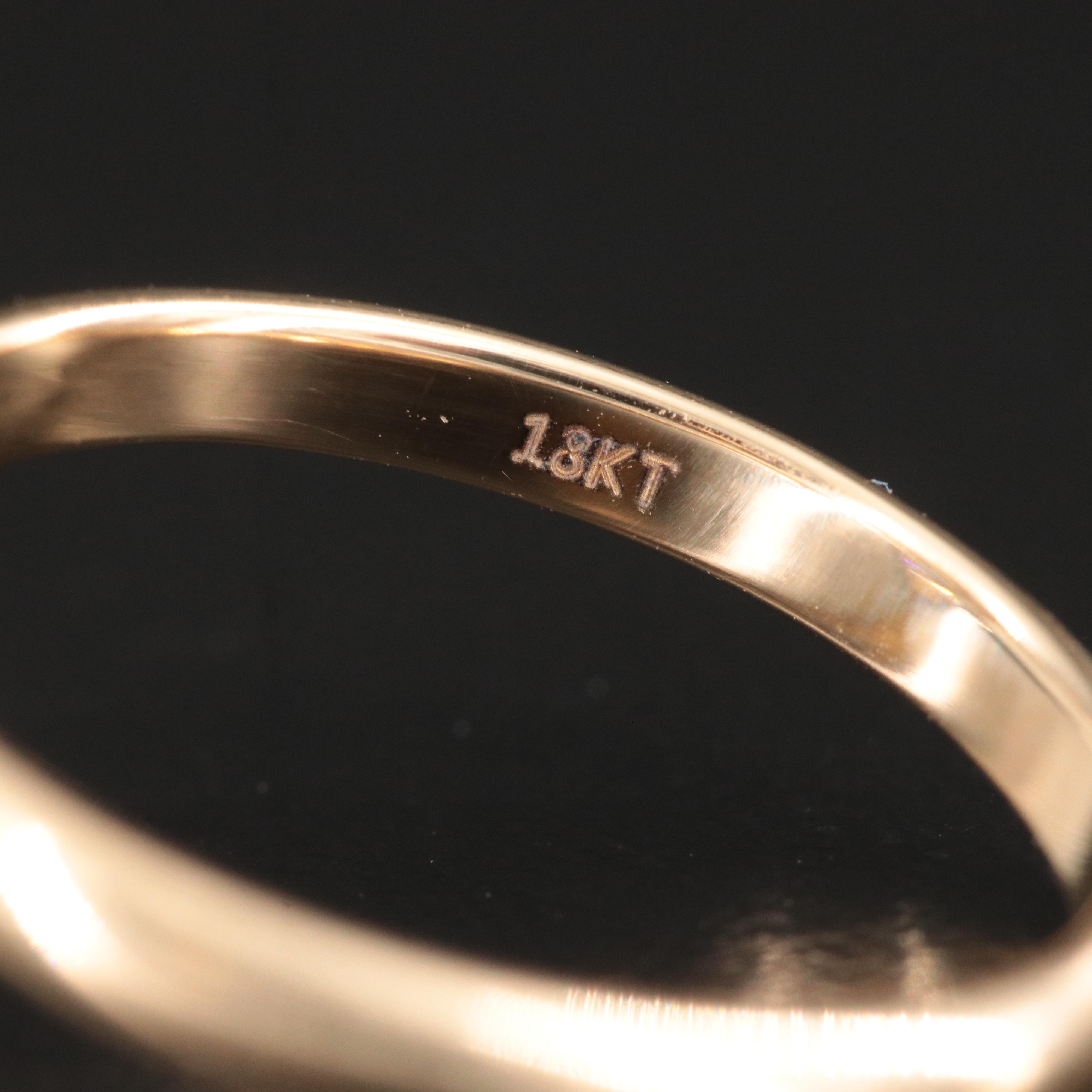 18K 4.74 CT Lab Grown Diamond Solitaire Ring with IGI Report