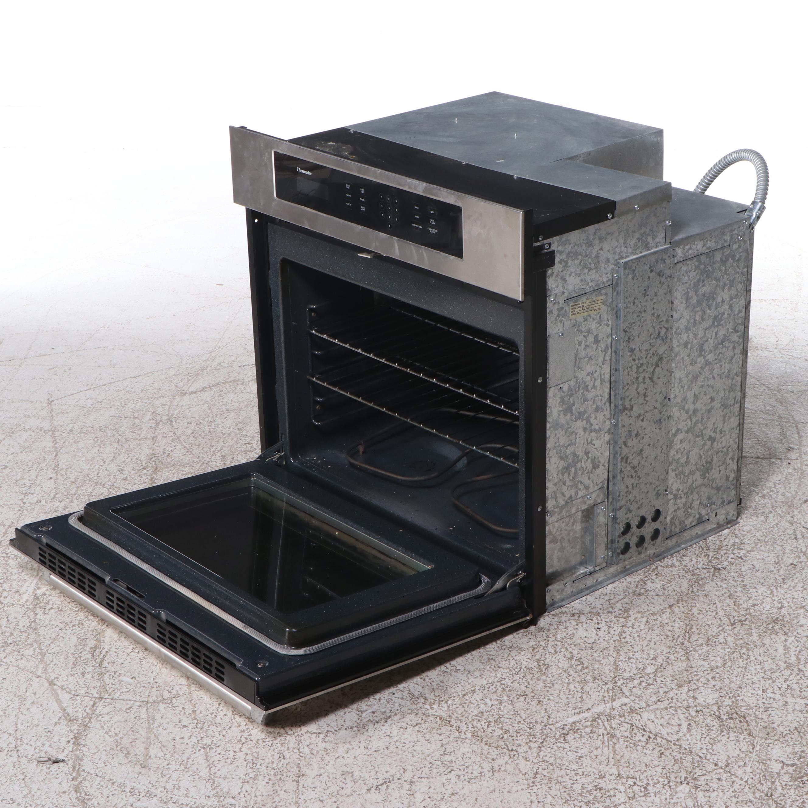 Thermador Stainless Steel Convection Range and Range Hood