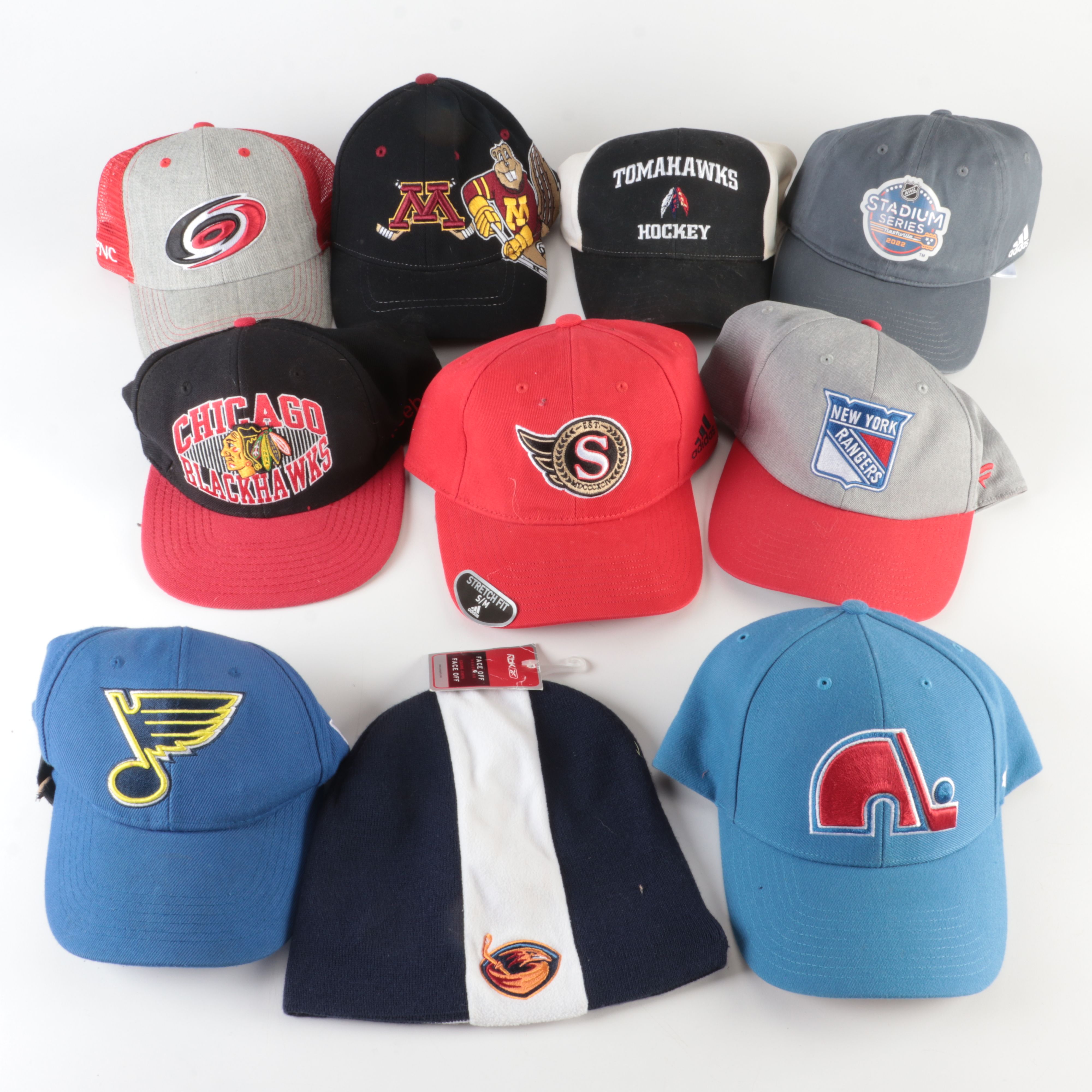 Chicago Blackhawks, St. Louis Blues, New York Rangers, and More Hockey Hats