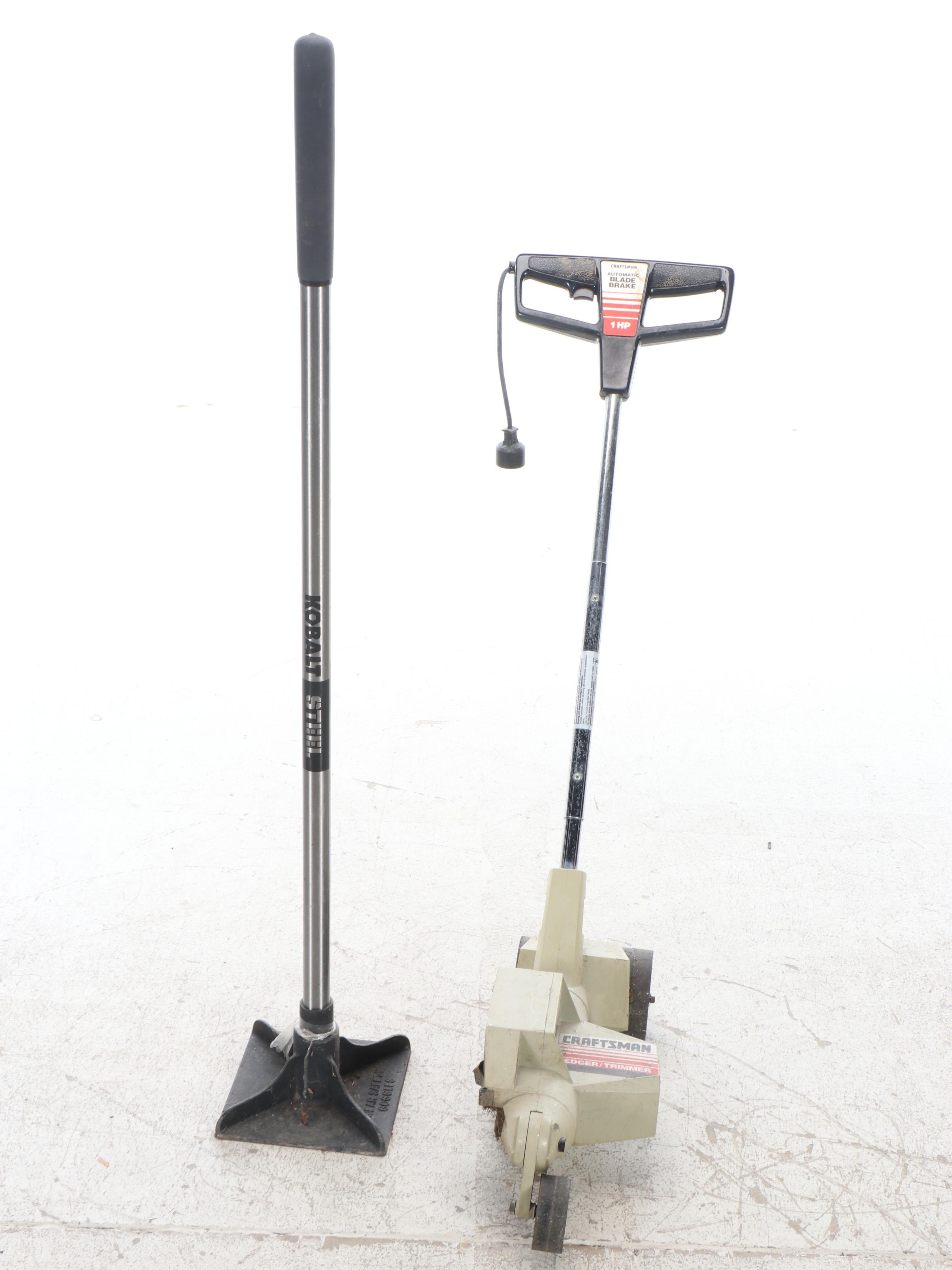 Craftsman Edger/Trimmer, Radio Flyer Wheelbarrow, and More Garden Tools