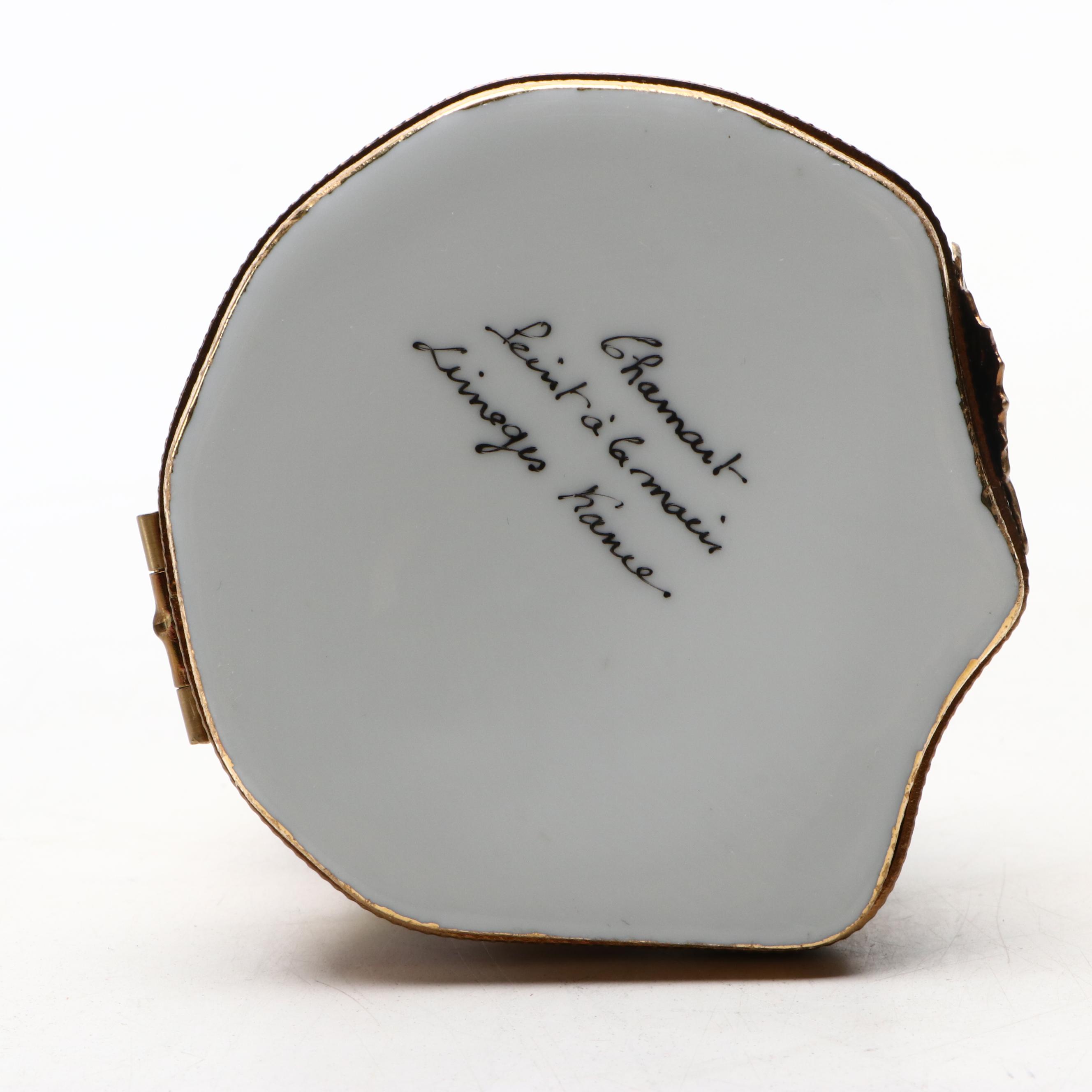 Chamart Porcelain Christmas Tree Limoges Box