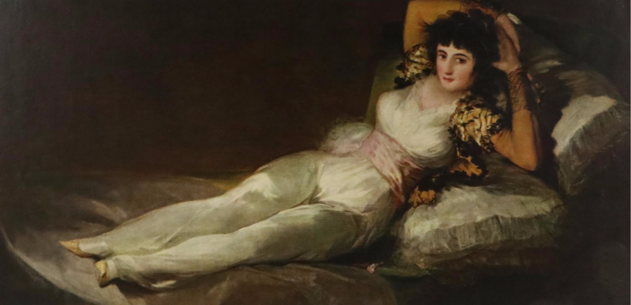 Giclée "La Maja Vestida" After Goya with Mentor-Unesco Art Book "Goya"