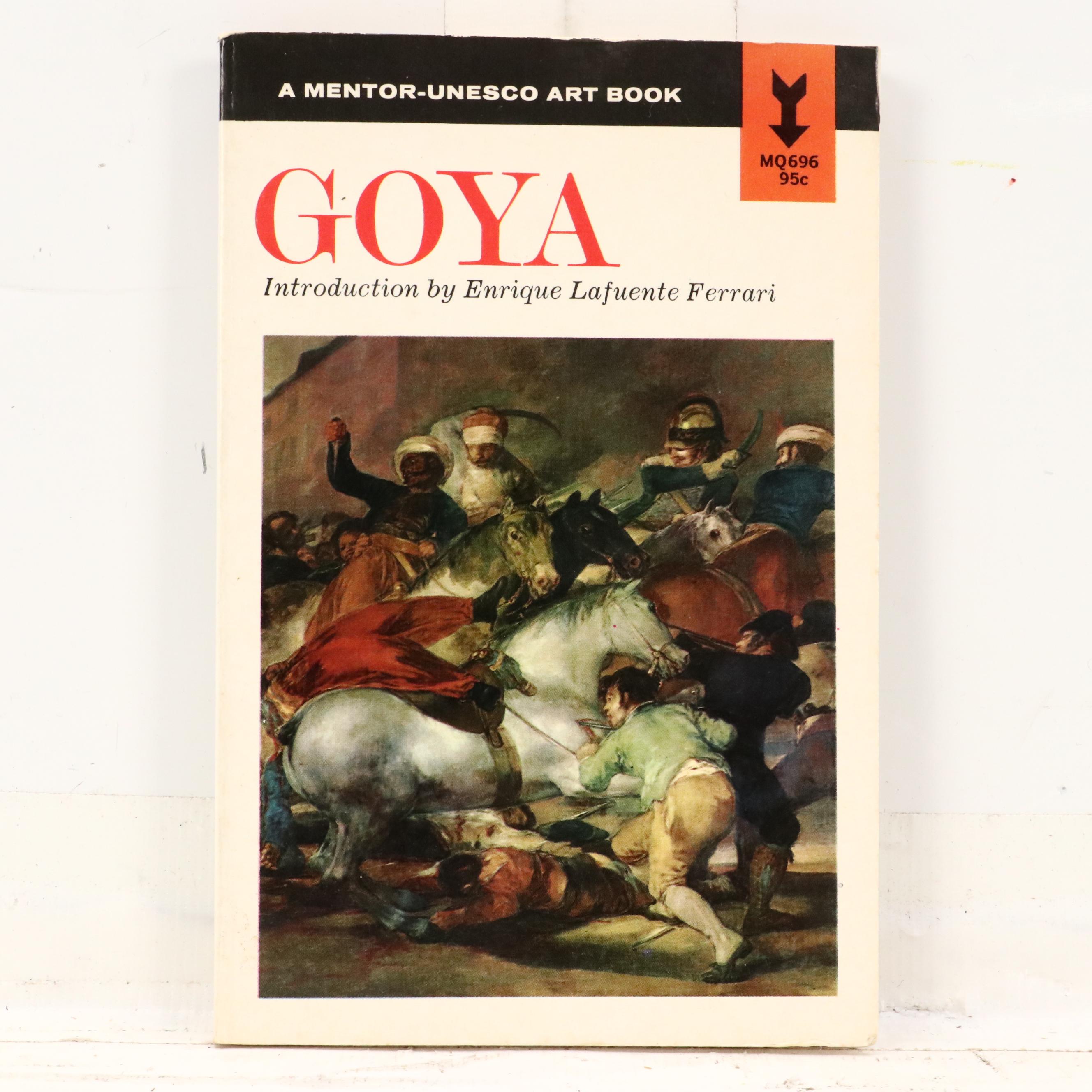 Giclée "La Maja Vestida" After Goya with Mentor-Unesco Art Book "Goya"