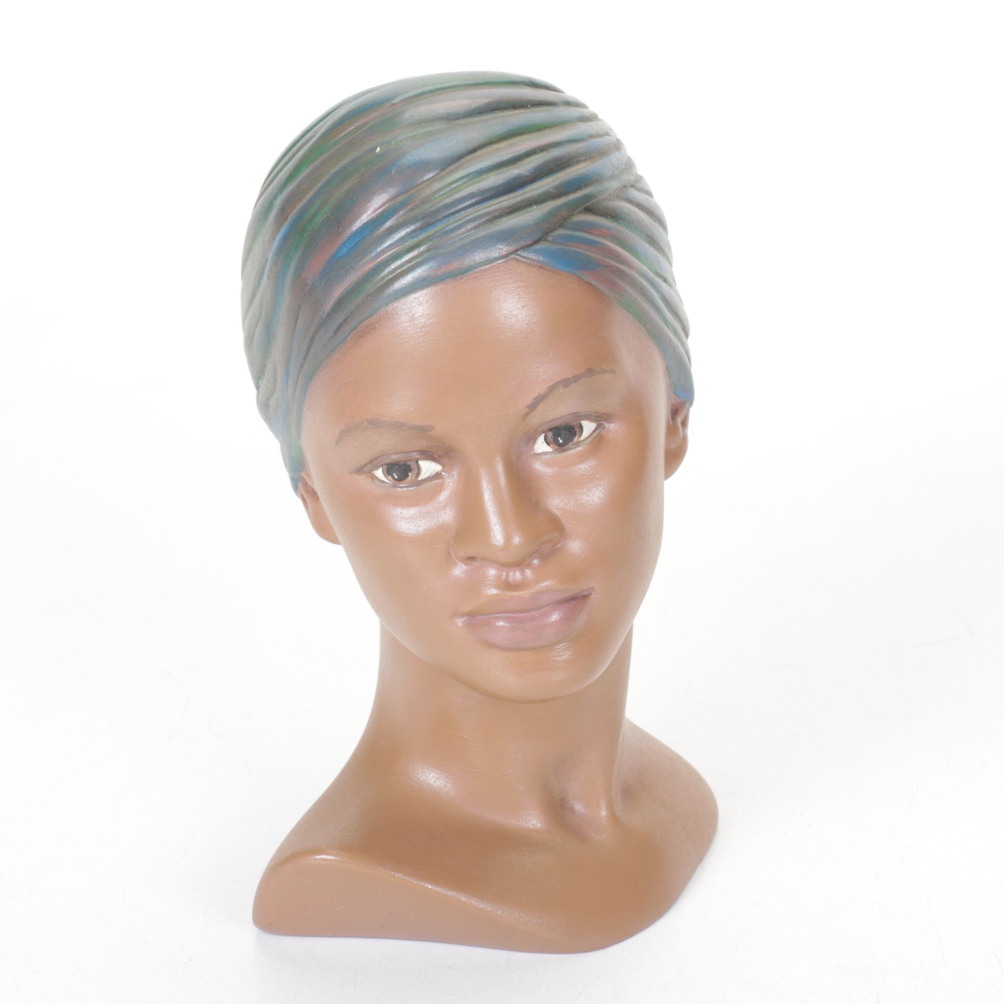 Hand-Painted Busts of Polynesian Women