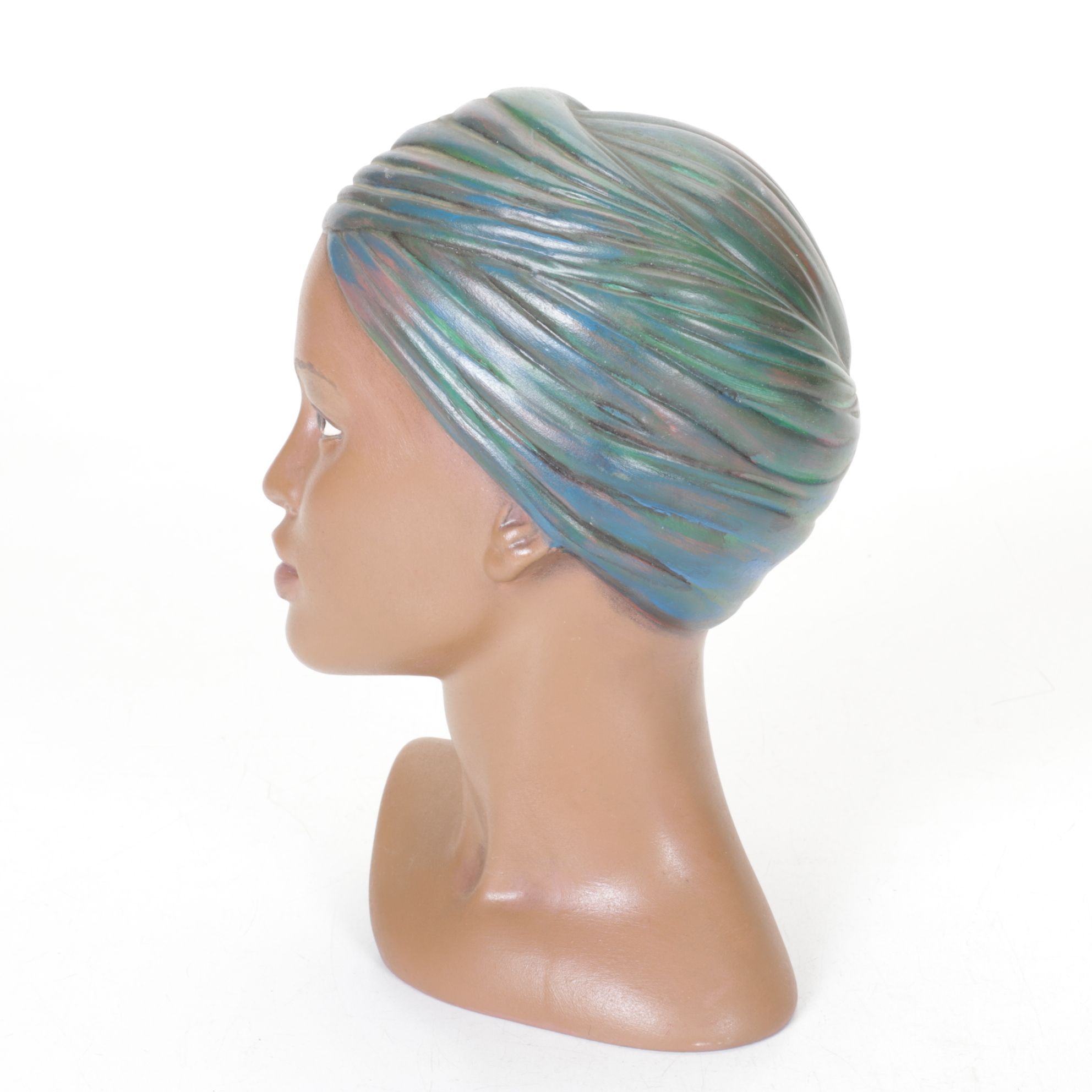 Hand-Painted Busts of Polynesian Women