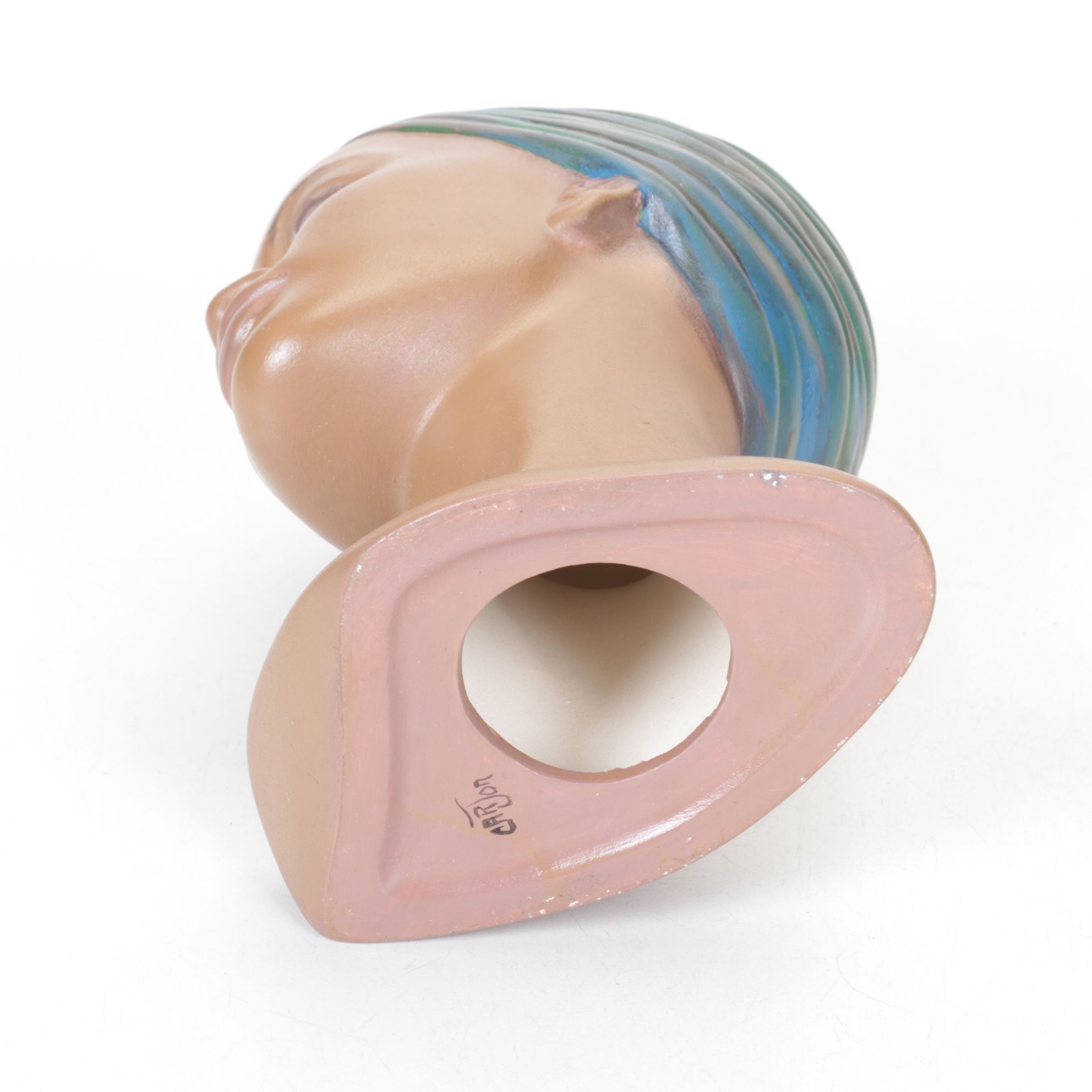 Hand-Painted Busts of Polynesian Women