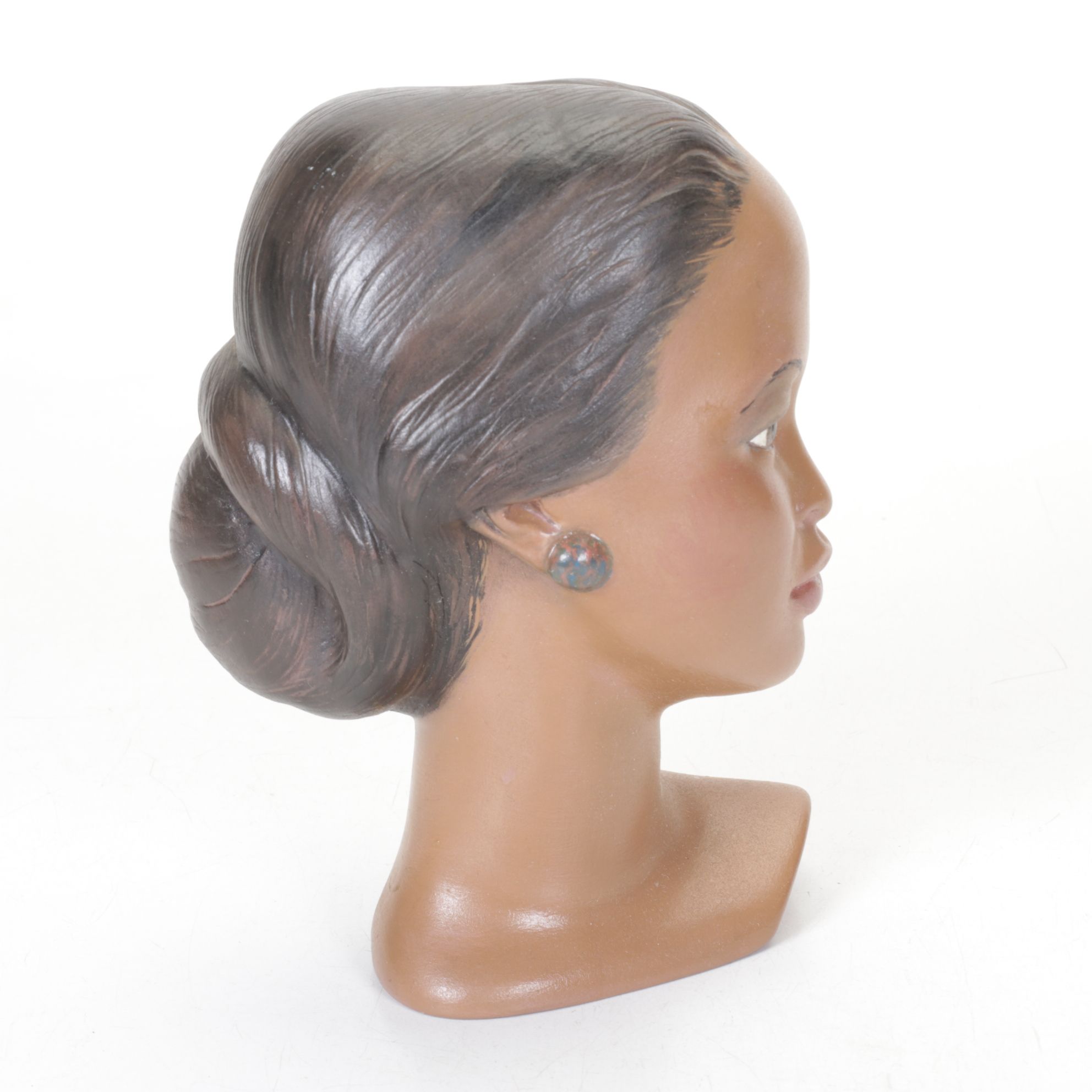 Hand-Painted Busts of Polynesian Women