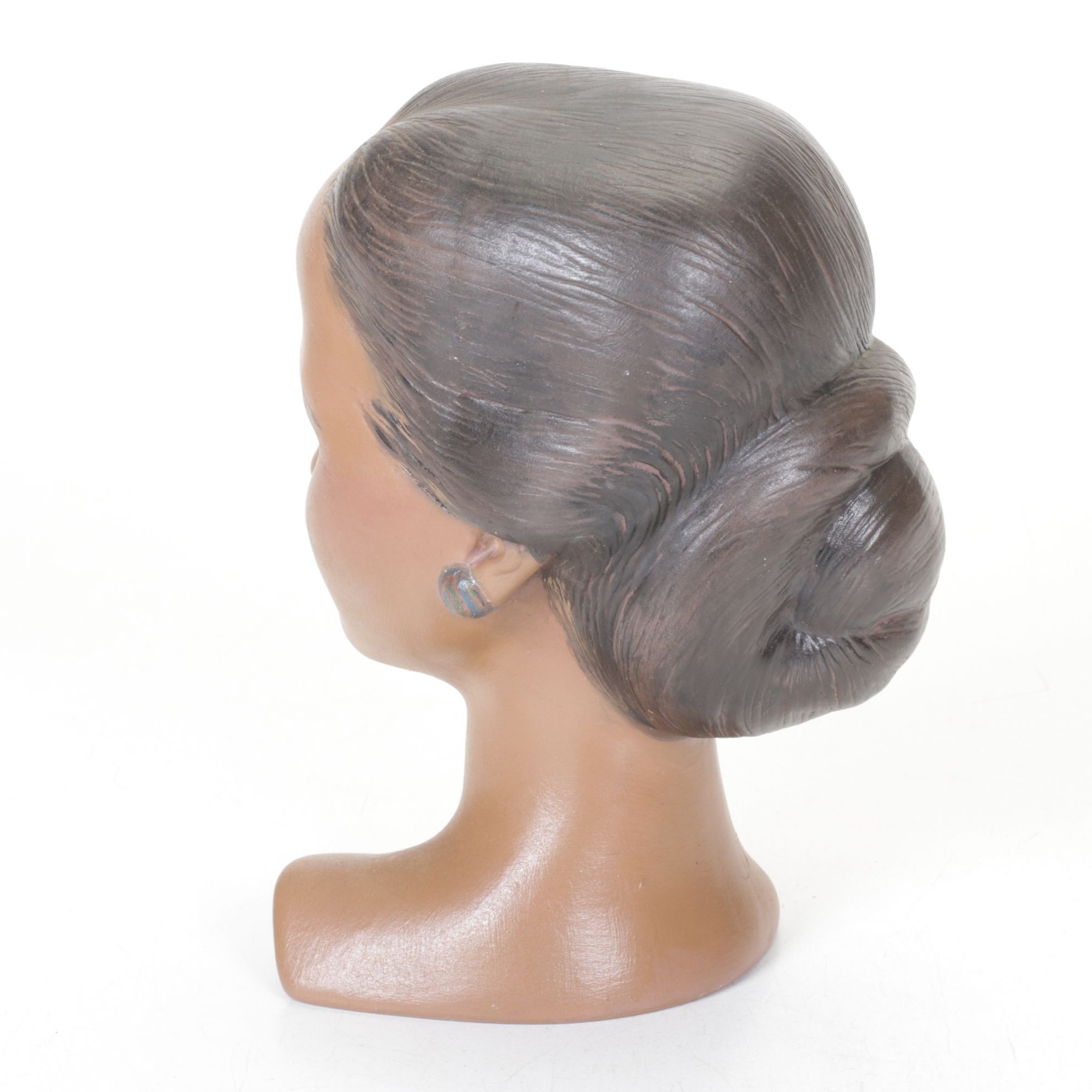 Hand-Painted Busts of Polynesian Women