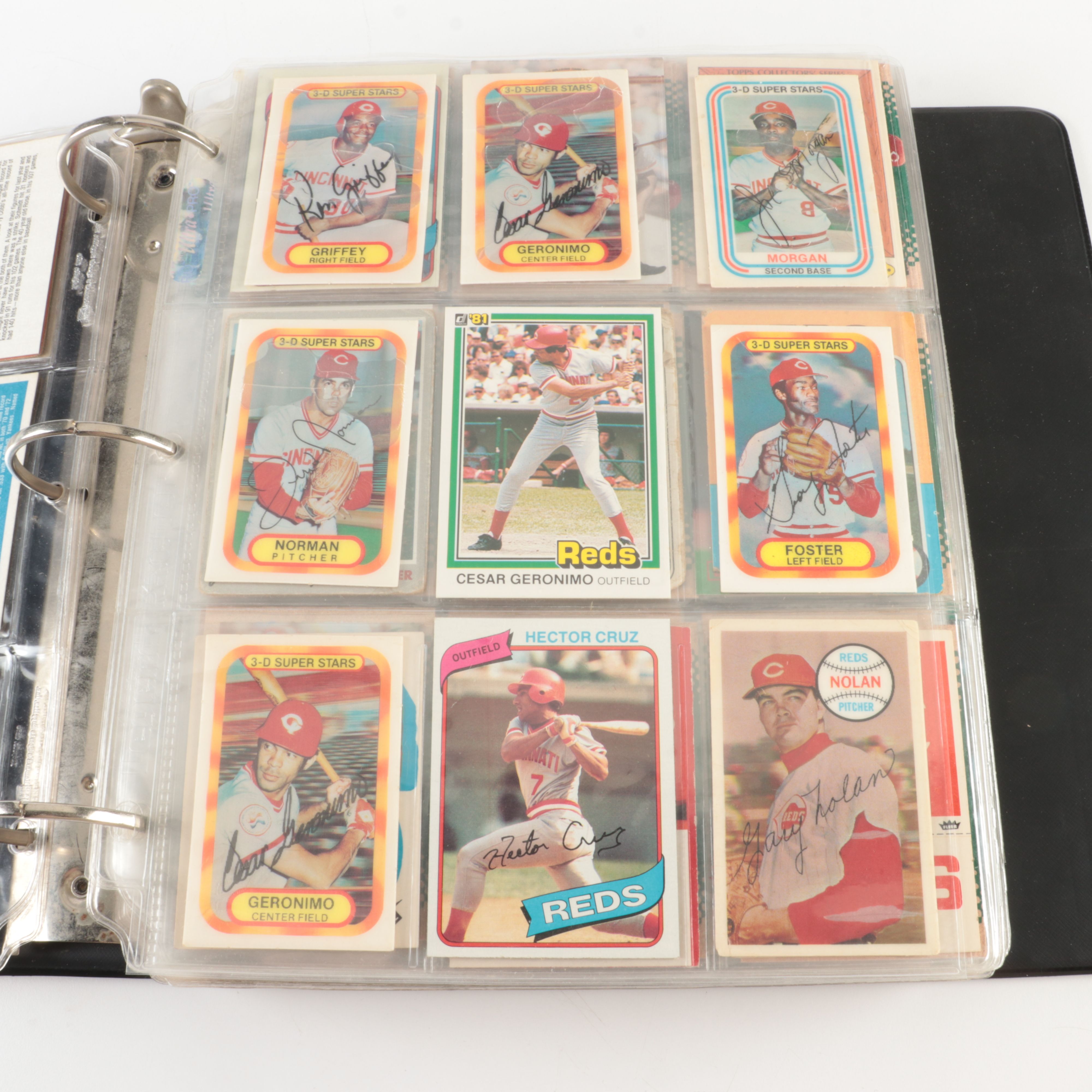 Over 700 Vintage Cincinnati Reds Baseball Cards, Mainly Big Red Machine Era