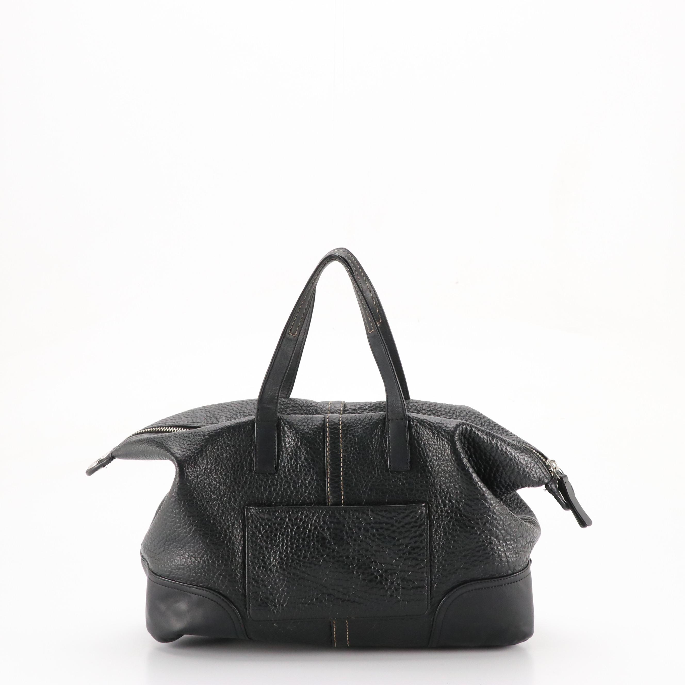 Coach Two-Way Satchel Bag and Dooney & Bourke Shoulder Bag in Black Leather