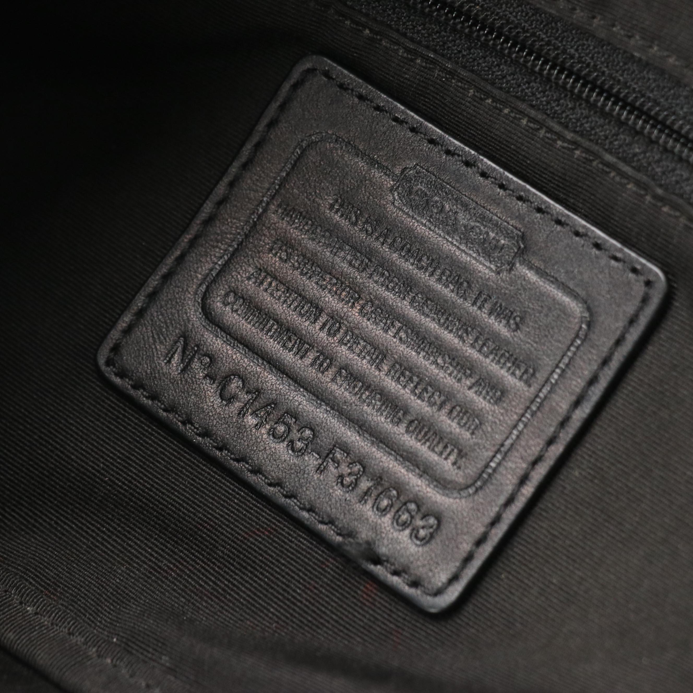 Coach Two-Way Satchel Bag and Dooney & Bourke Shoulder Bag in Black Leather