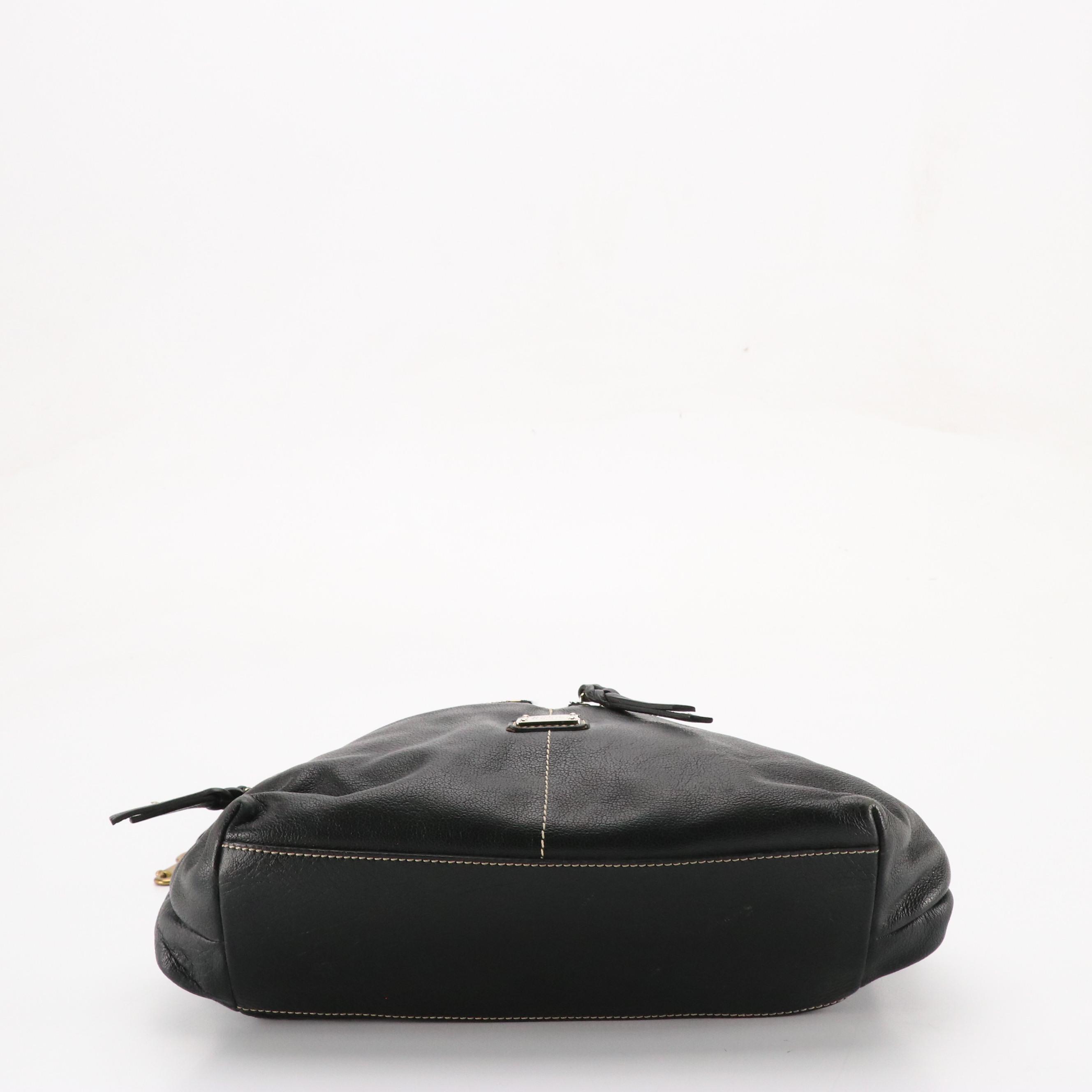 Coach Two-Way Satchel Bag and Dooney & Bourke Shoulder Bag in Black Leather