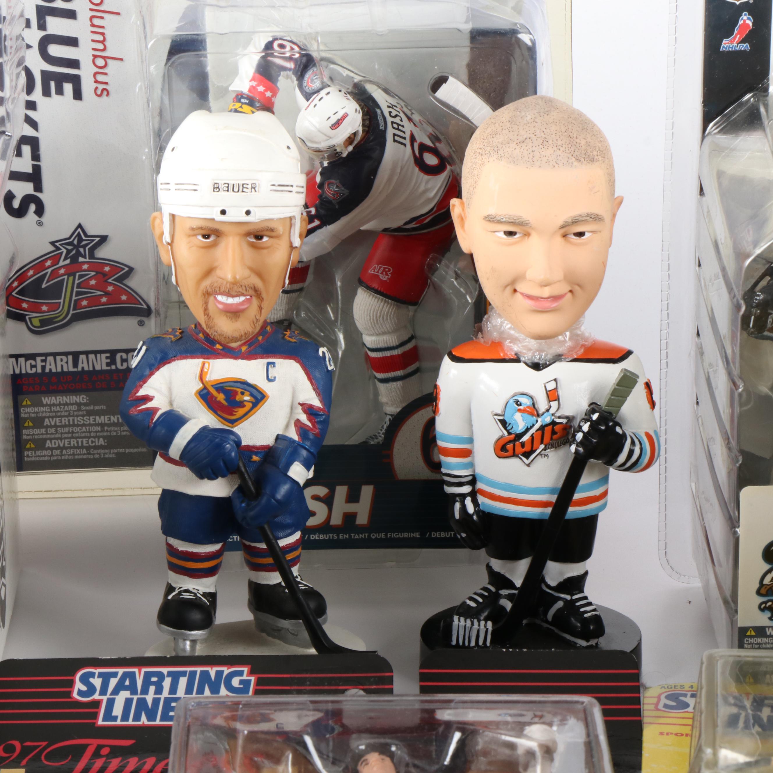 National Hockey League "Starting Lineup" Action Figures and Bobble-heads