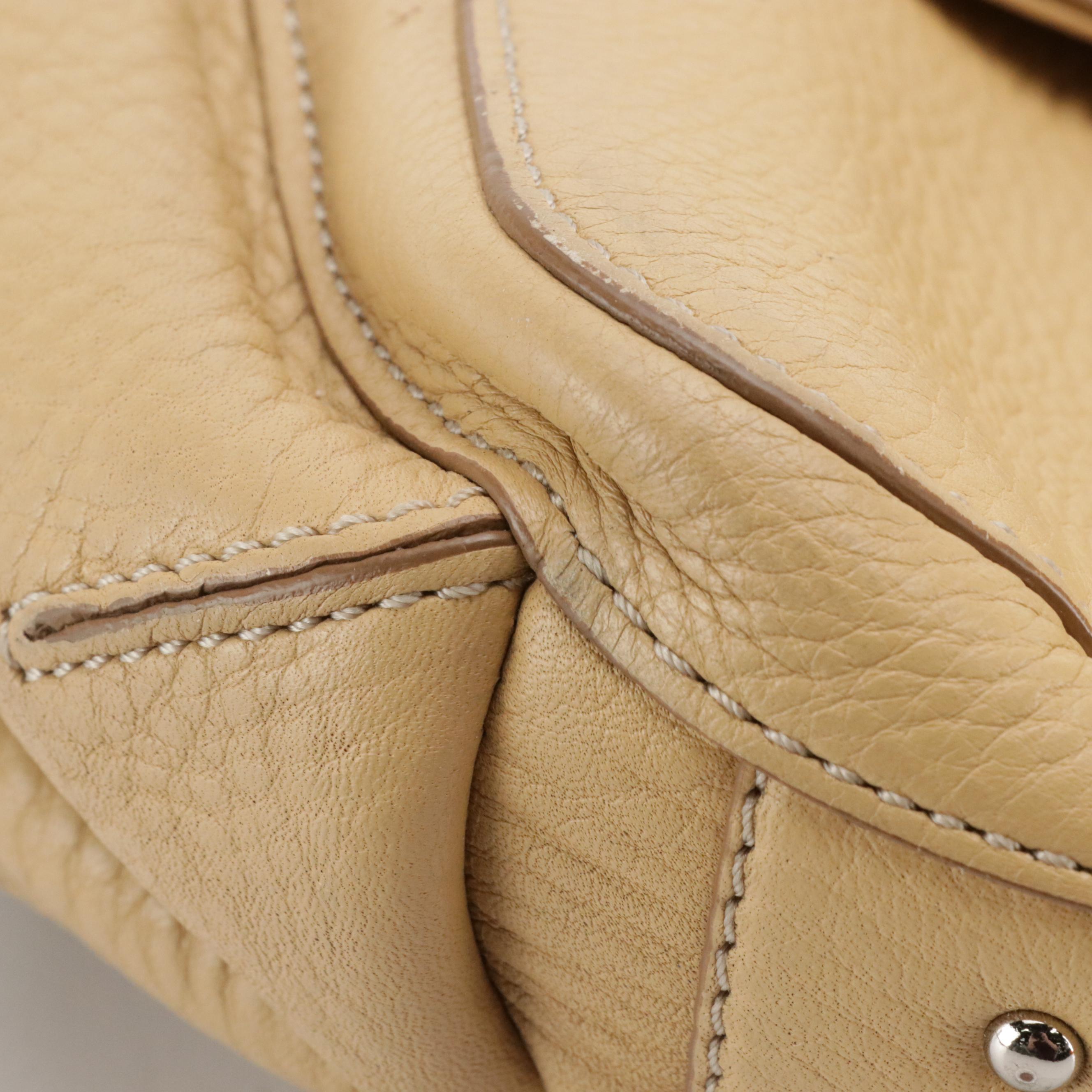 Cole Haan Beige Leather Shoulder Satchel, Coach Mini Zippered Shoulder Bag