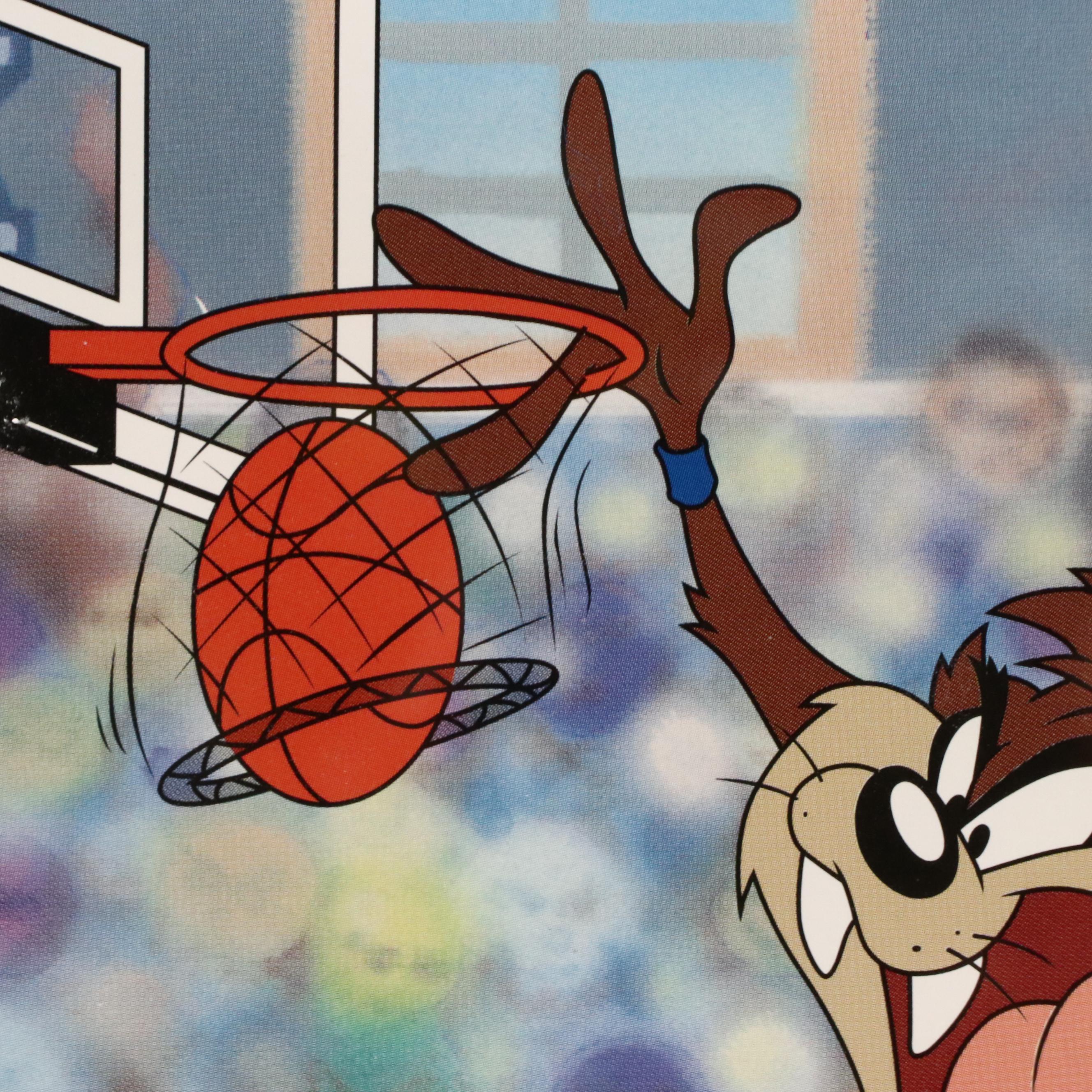 Tubby Smith and Rick Pitino Signed Looney Tunes Kentucky Wildcats Print, PSA