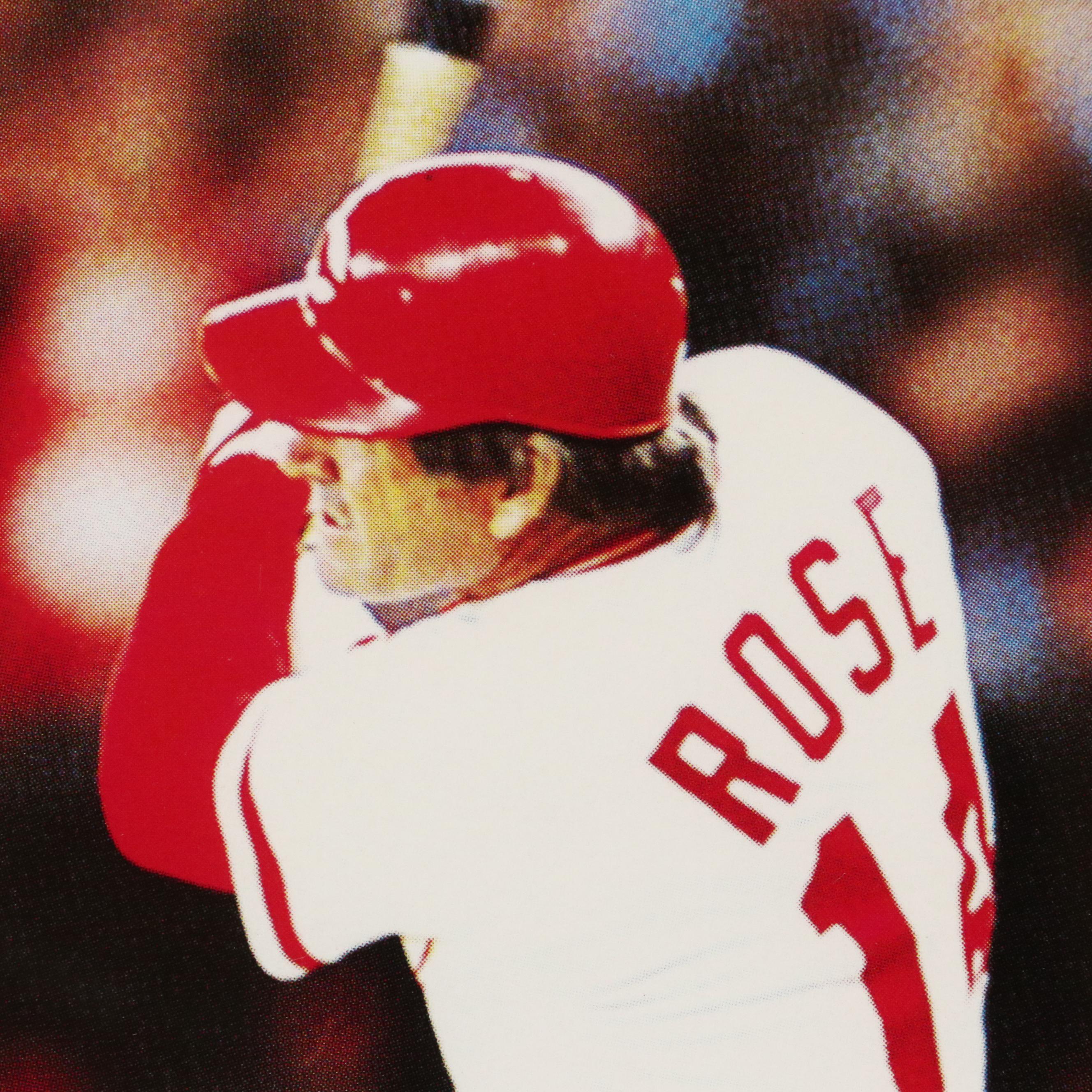 Pete Rose Signed "The Cincinnati Enquirer" Record Breaking Print