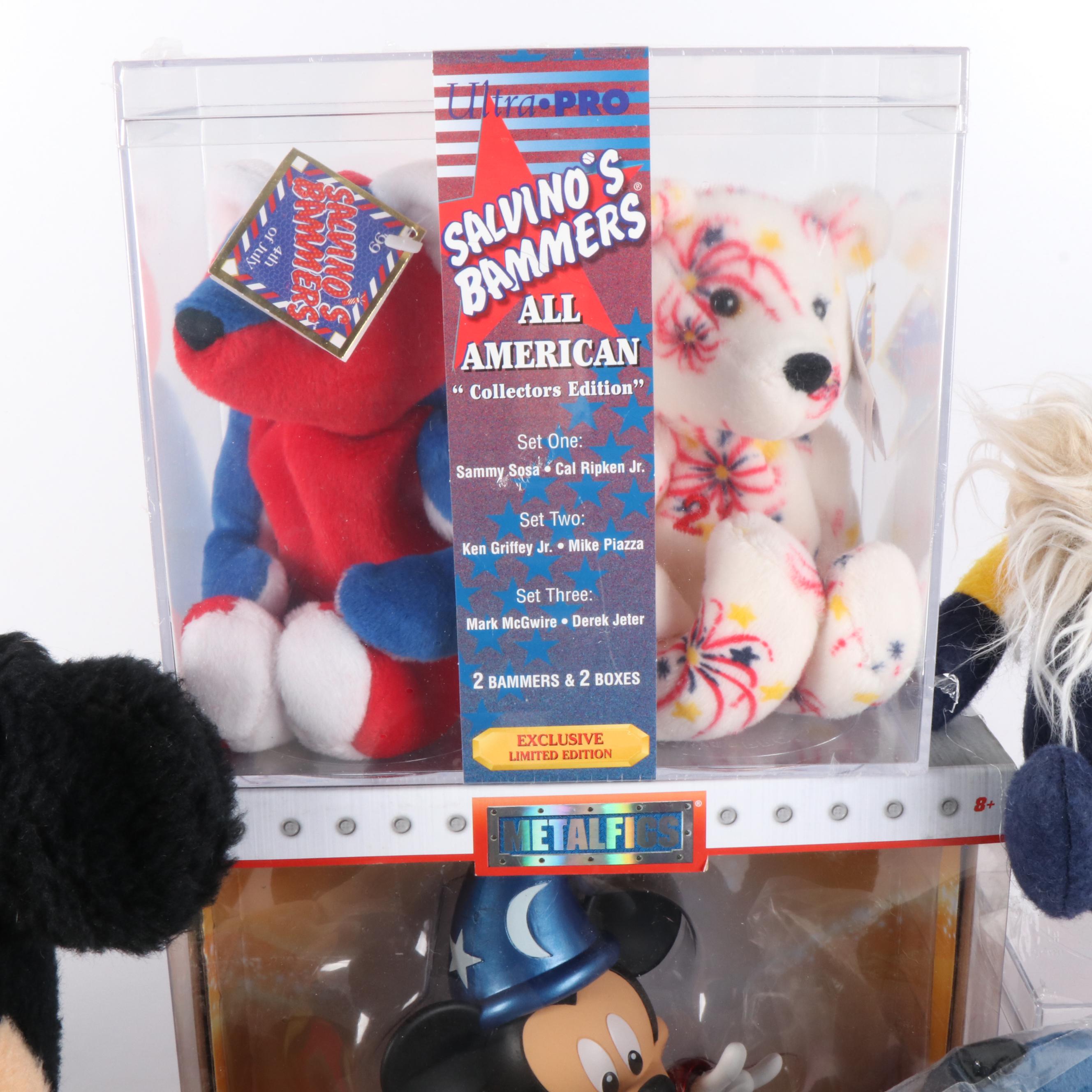 Darth Vader Bear with Collection of Stuffed Toys