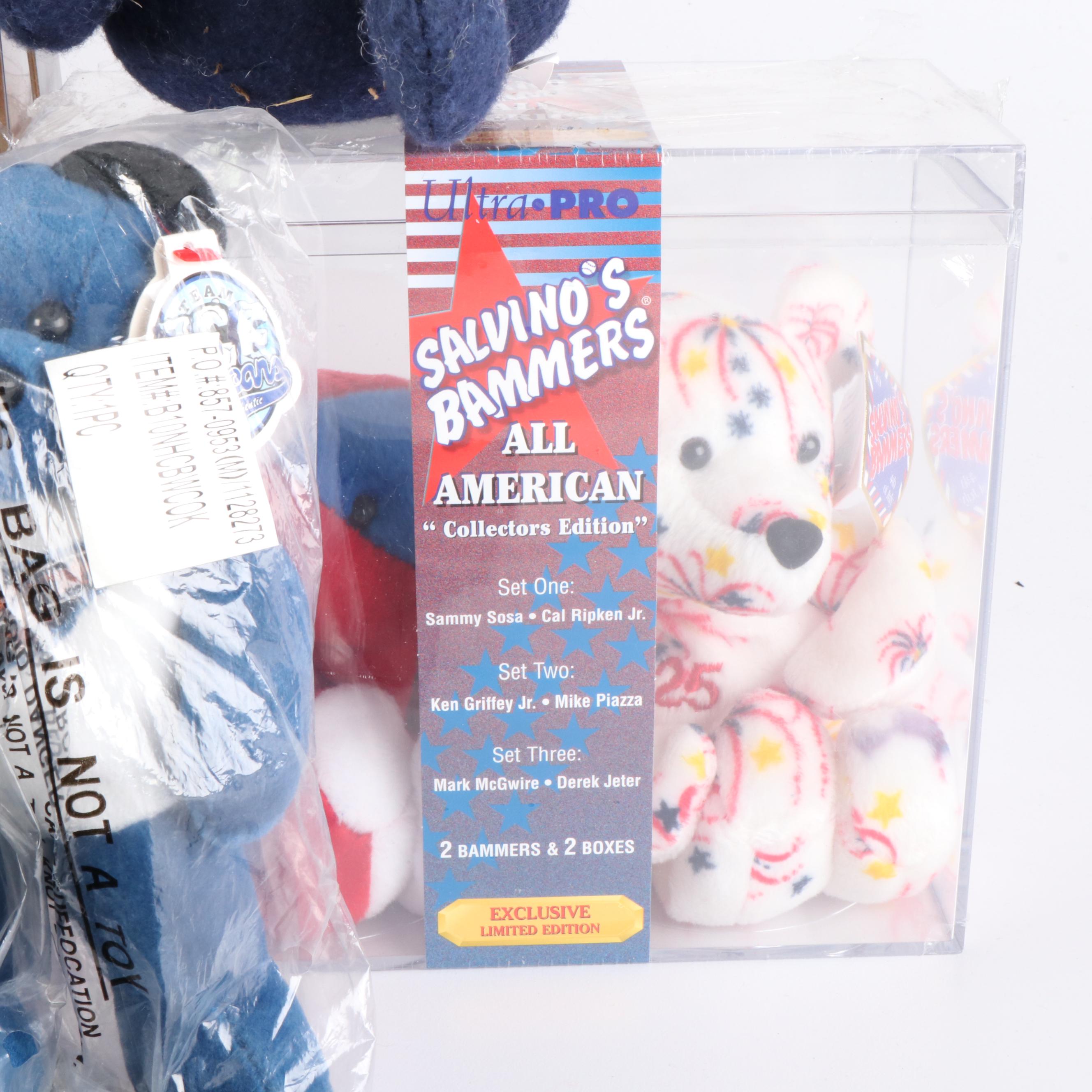 Darth Vader Bear with Collection of Stuffed Toys