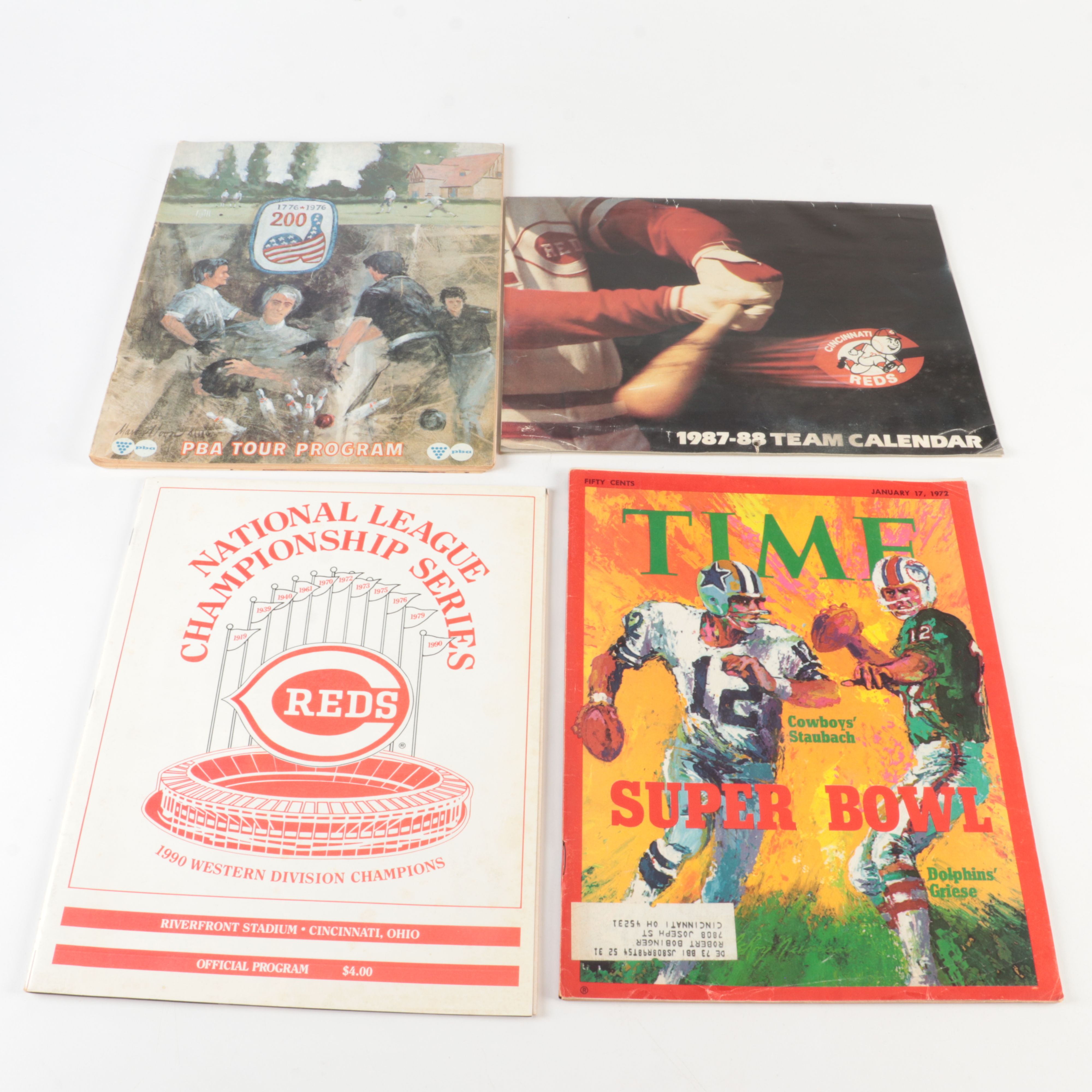 Over 500 Sports Cards, Cincinnati Reds Yearbooks and More