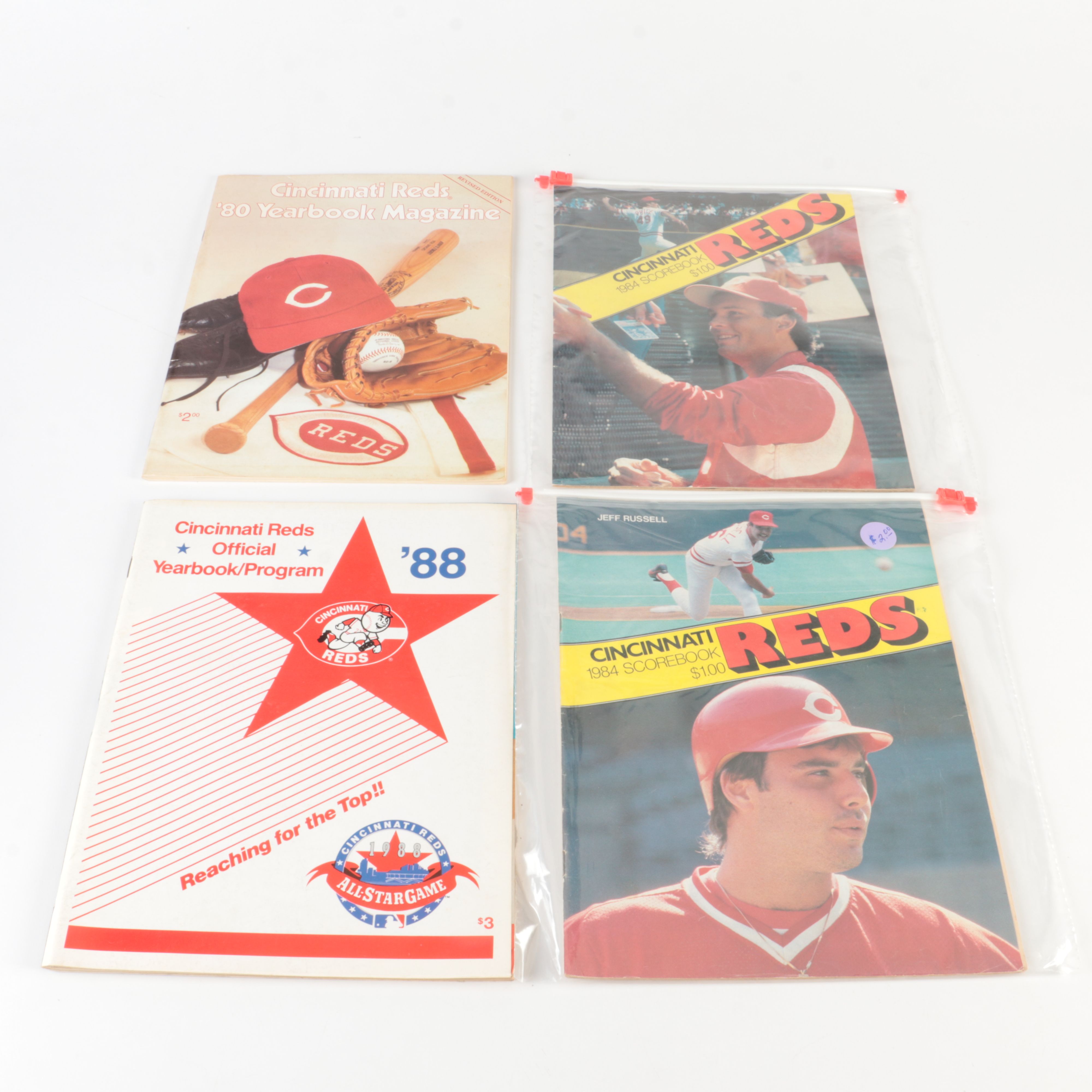 Over 500 Sports Cards, Cincinnati Reds Yearbooks and More