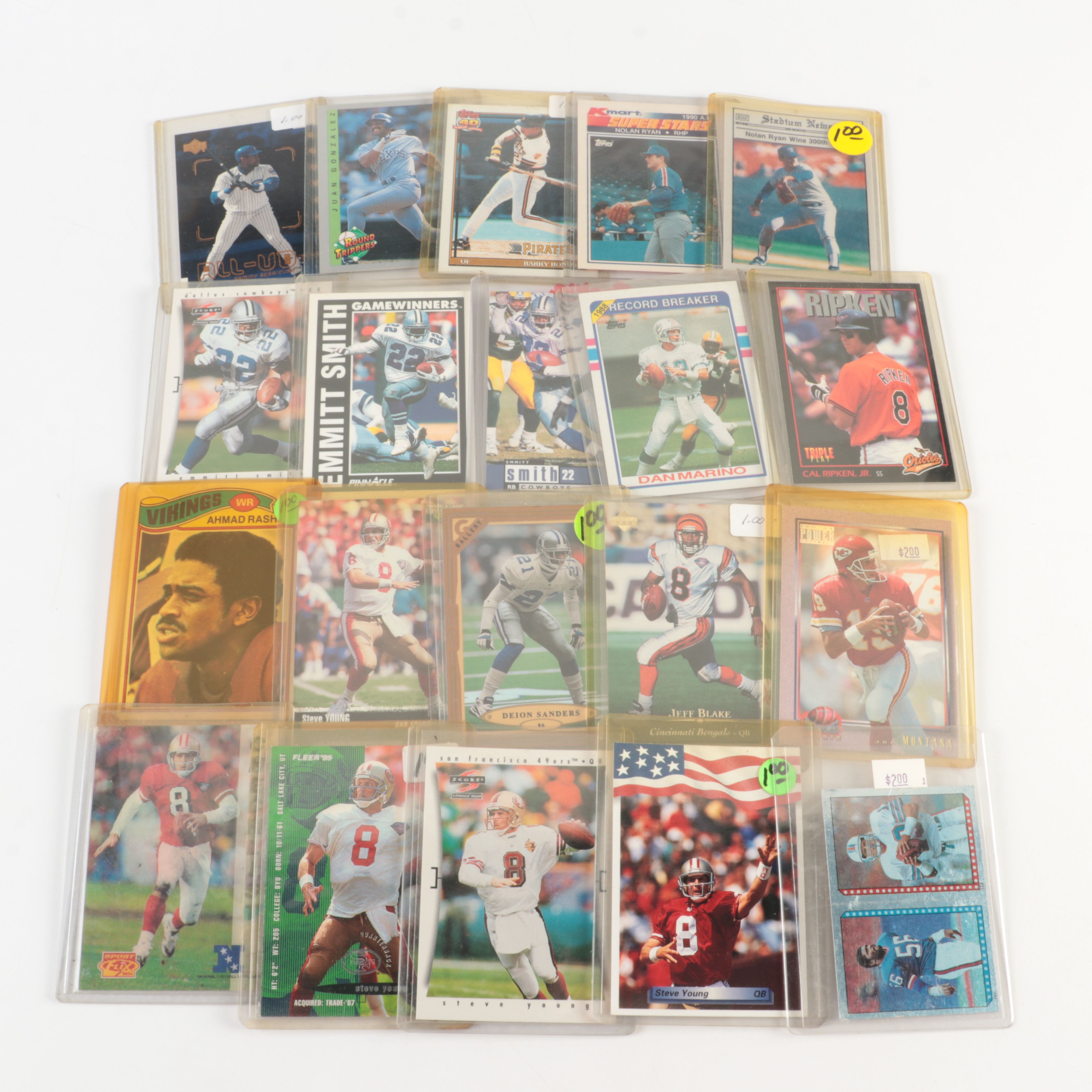 Over 500 Sports Cards, Cincinnati Reds Yearbooks and More