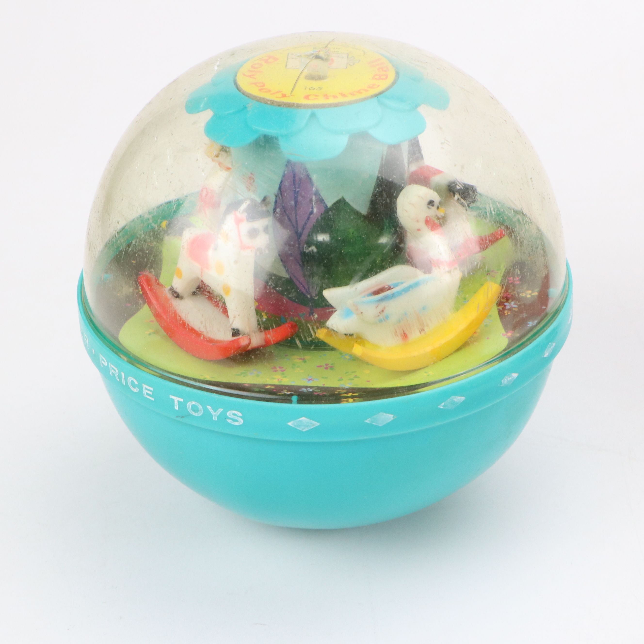 Playskool Pounding Bench with Vintage Fisher-Price Toys