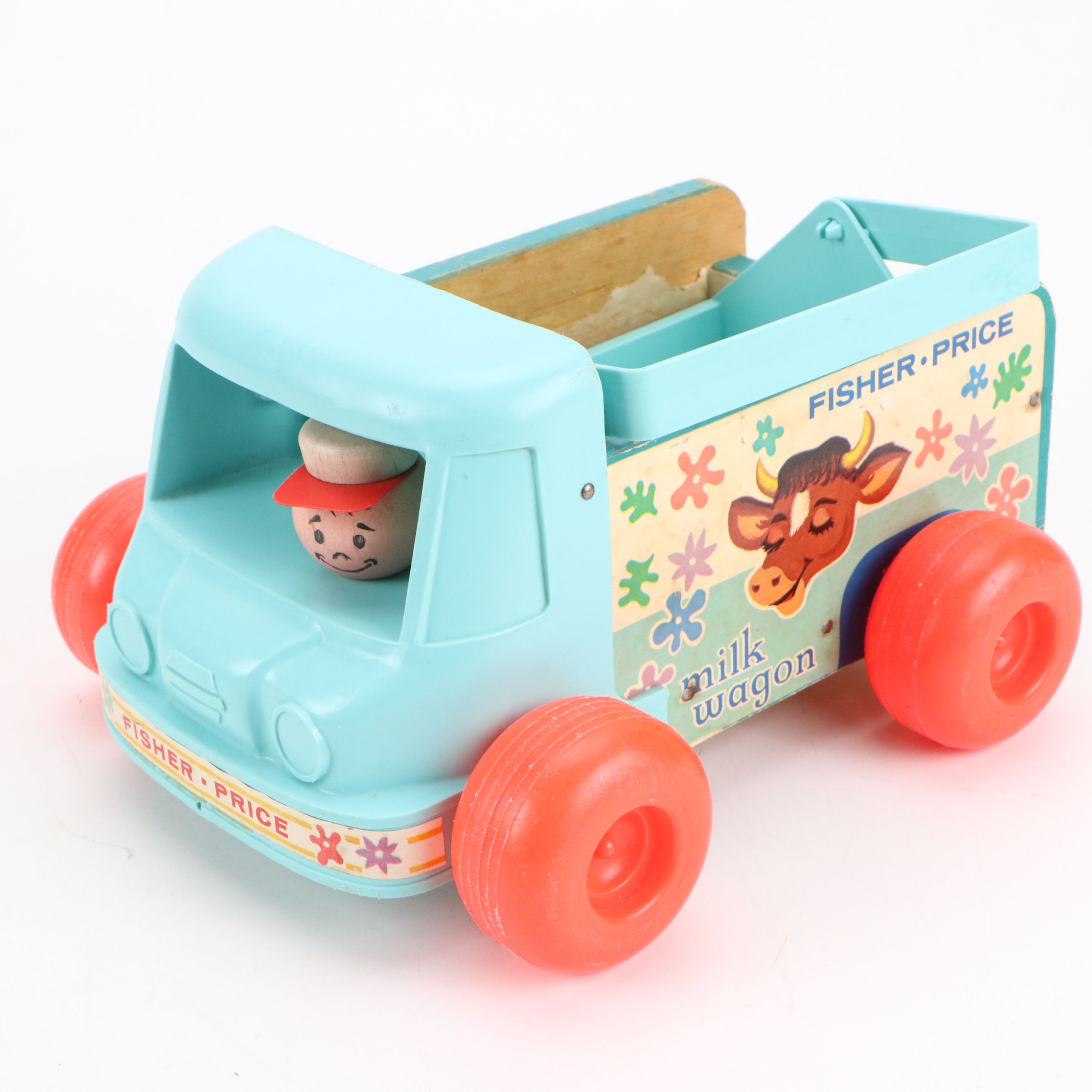 Playskool Pounding Bench with Vintage Fisher-Price Toys