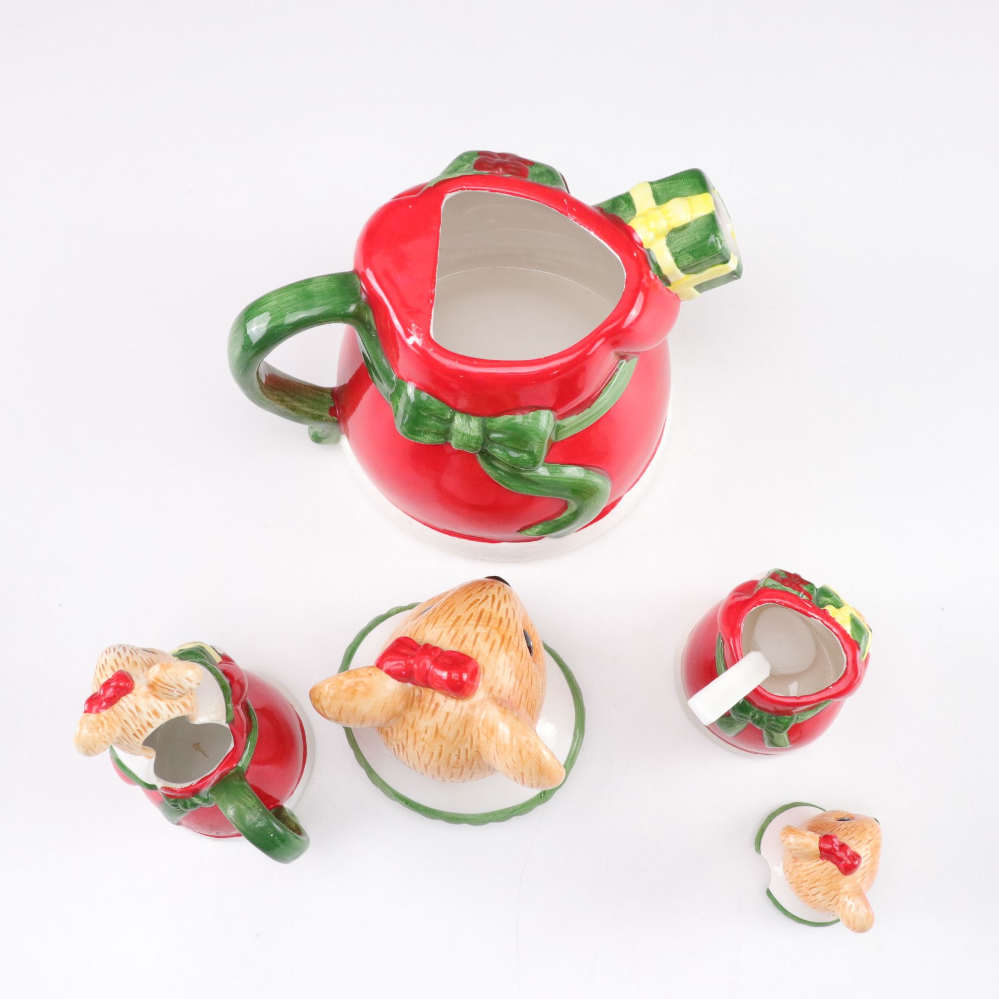Christmas Salt & Pepper Shakers with Coffee Set & More