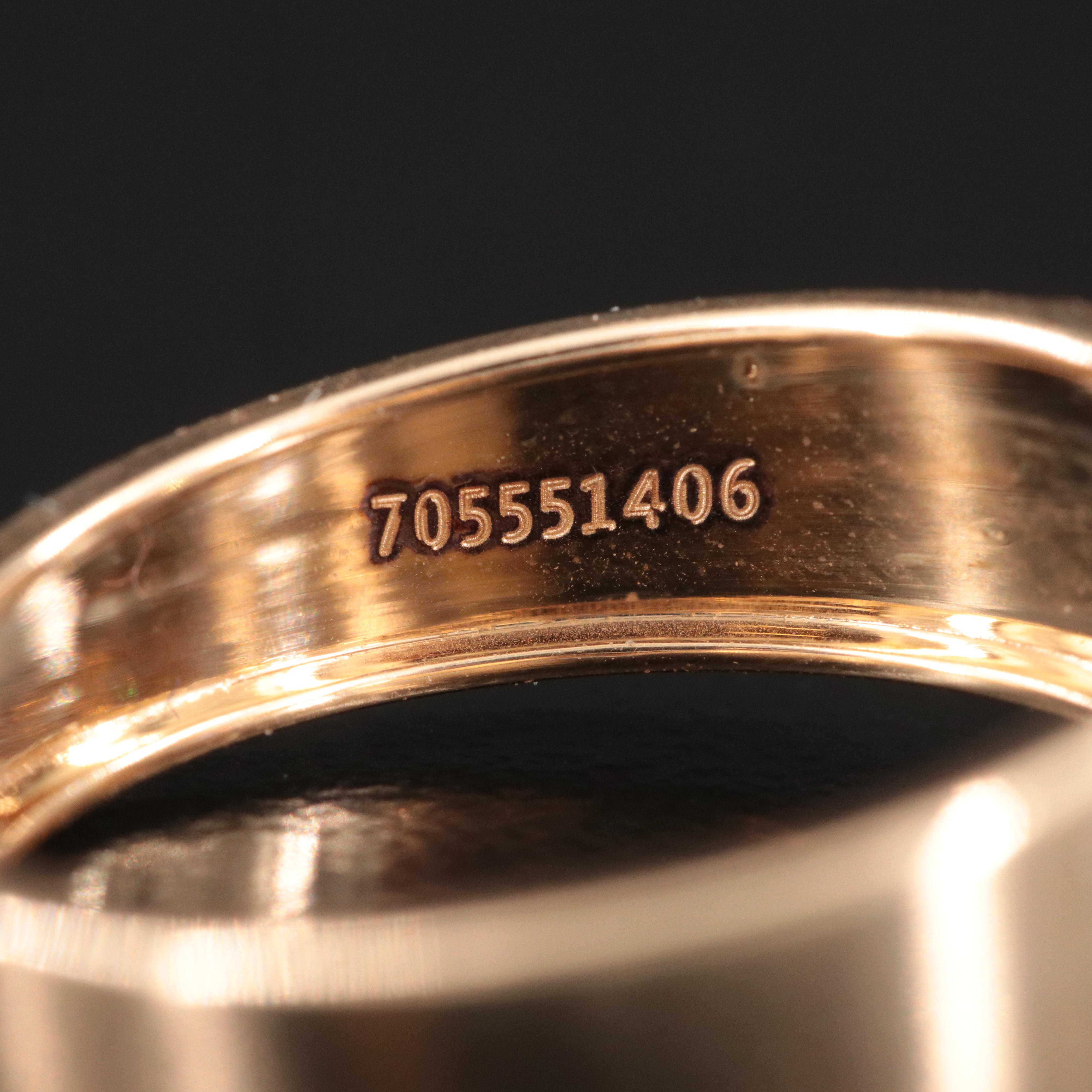 18K 4.03 CT Lab Grown Diamond Solitaire Ring with IGI Report