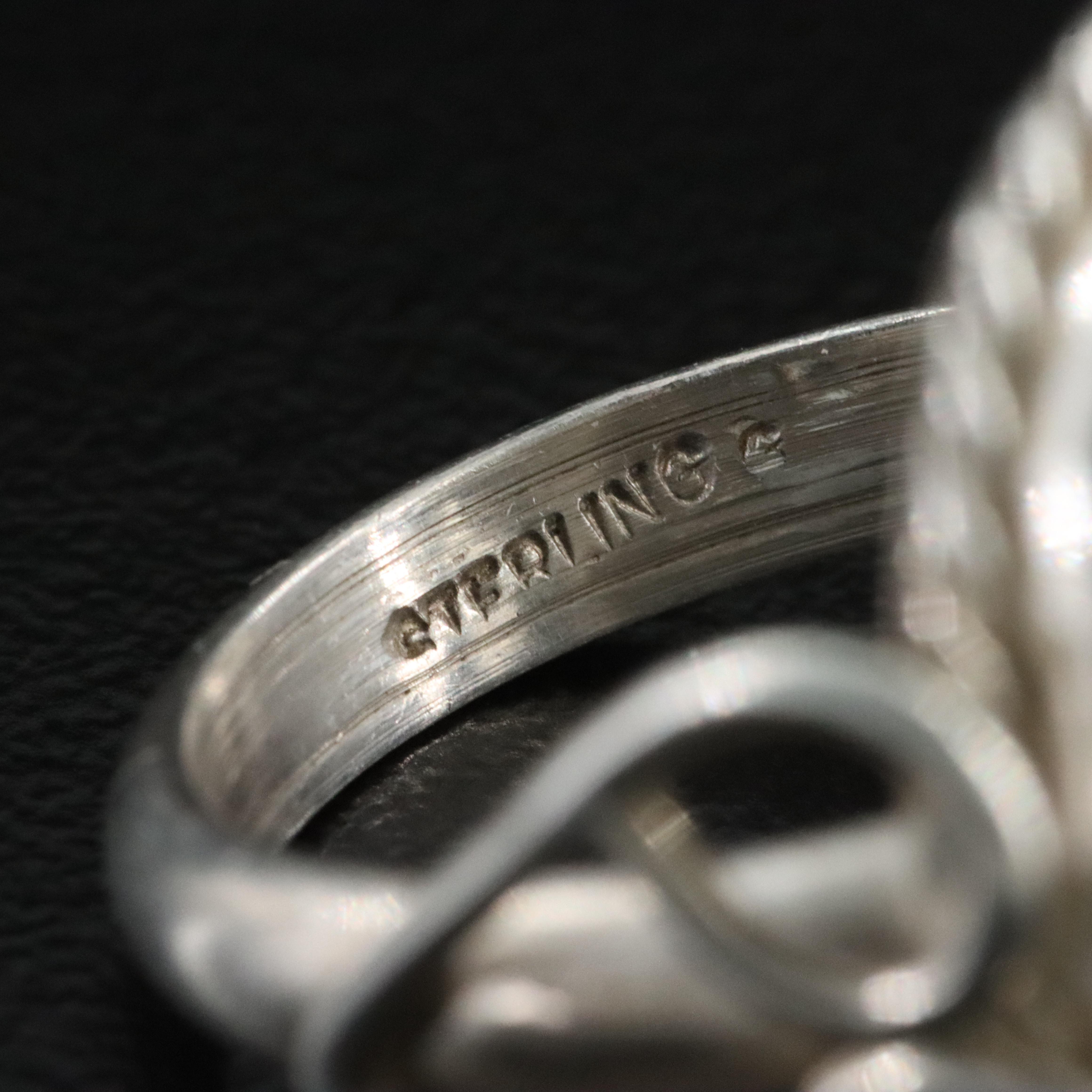 Sterling Tiger's Eye Ring