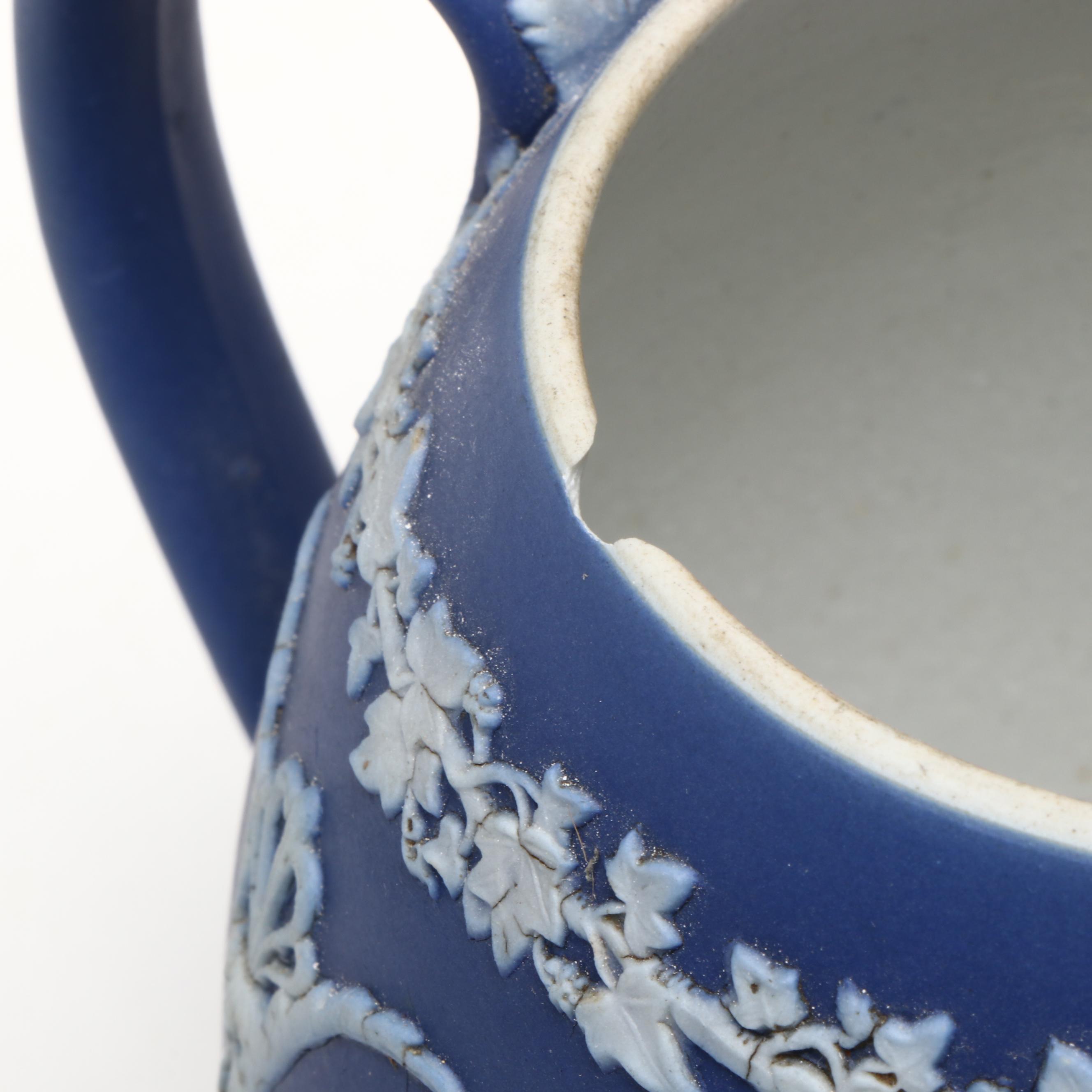 Wedgwood Jasperware Pitcher, Creamer, Bud Vase, and More Table Accessories