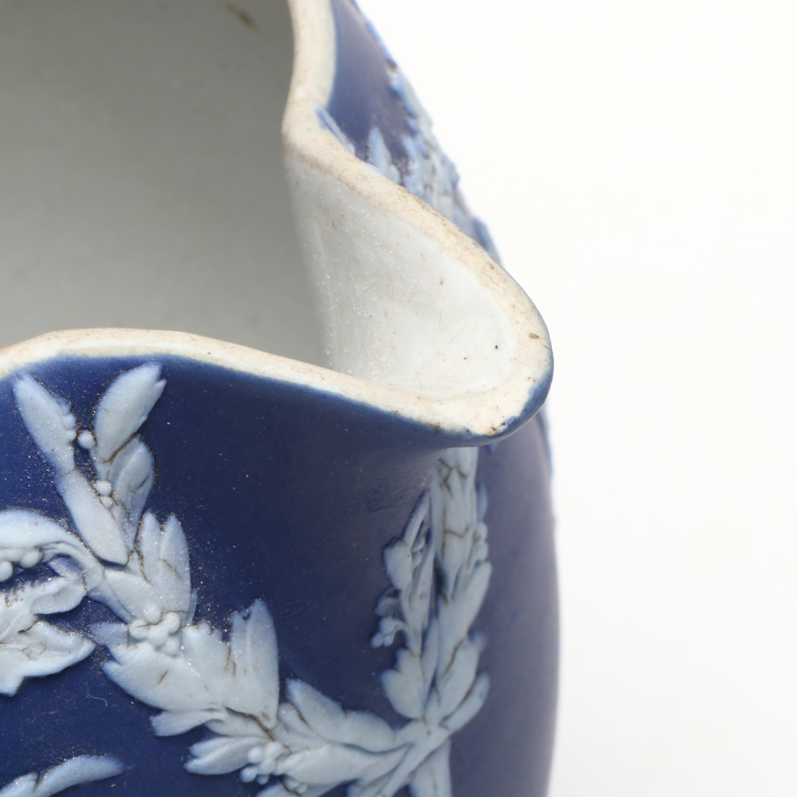 Wedgwood Jasperware Pitcher, Creamer, Bud Vase, and More Table Accessories