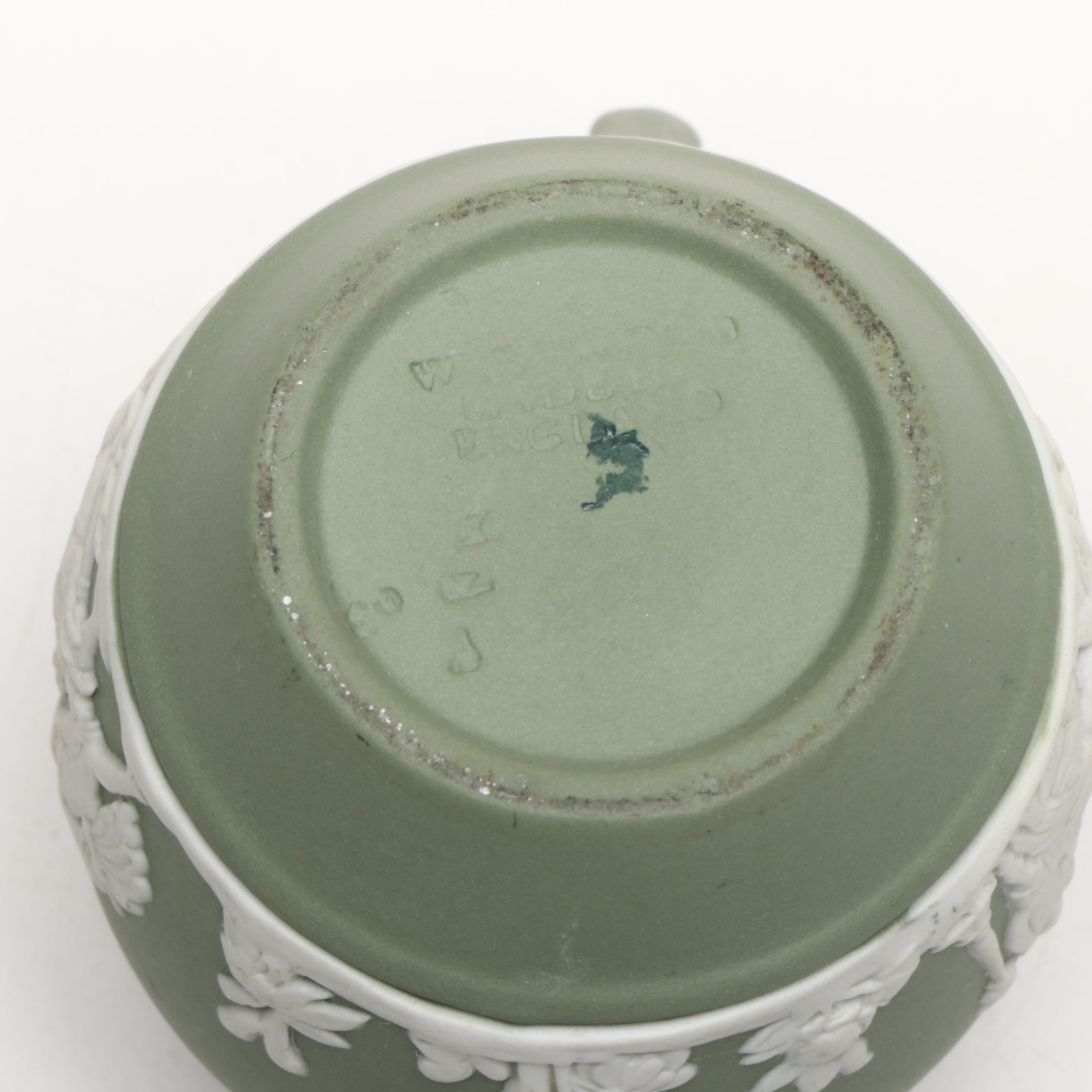 Wedgwood Jasperware Pitcher, Creamer, Bud Vase, and More Table Accessories