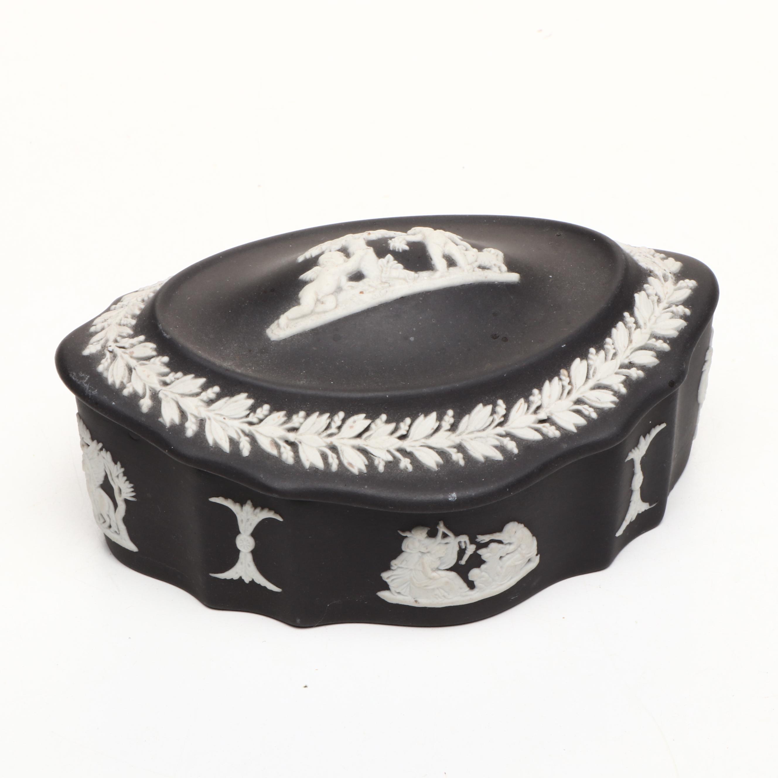 Wedgwood Jasperware Pitcher, Creamer, Bud Vase, and More Table Accessories