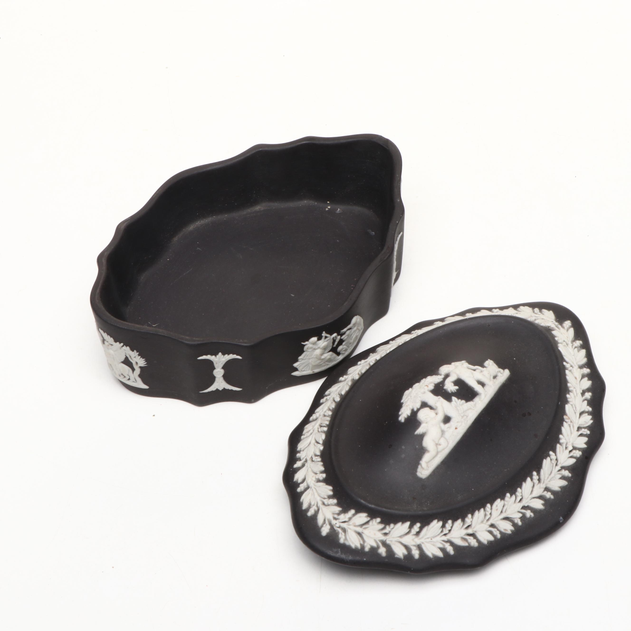 Wedgwood Jasperware Pitcher, Creamer, Bud Vase, and More Table Accessories