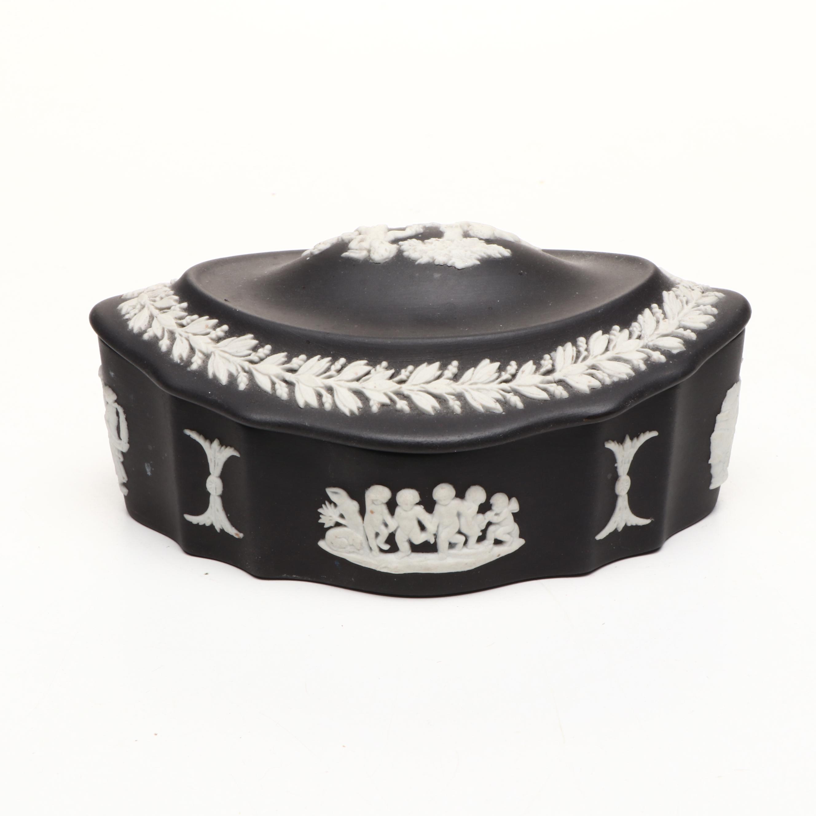 Wedgwood Jasperware Pitcher, Creamer, Bud Vase, and More Table Accessories