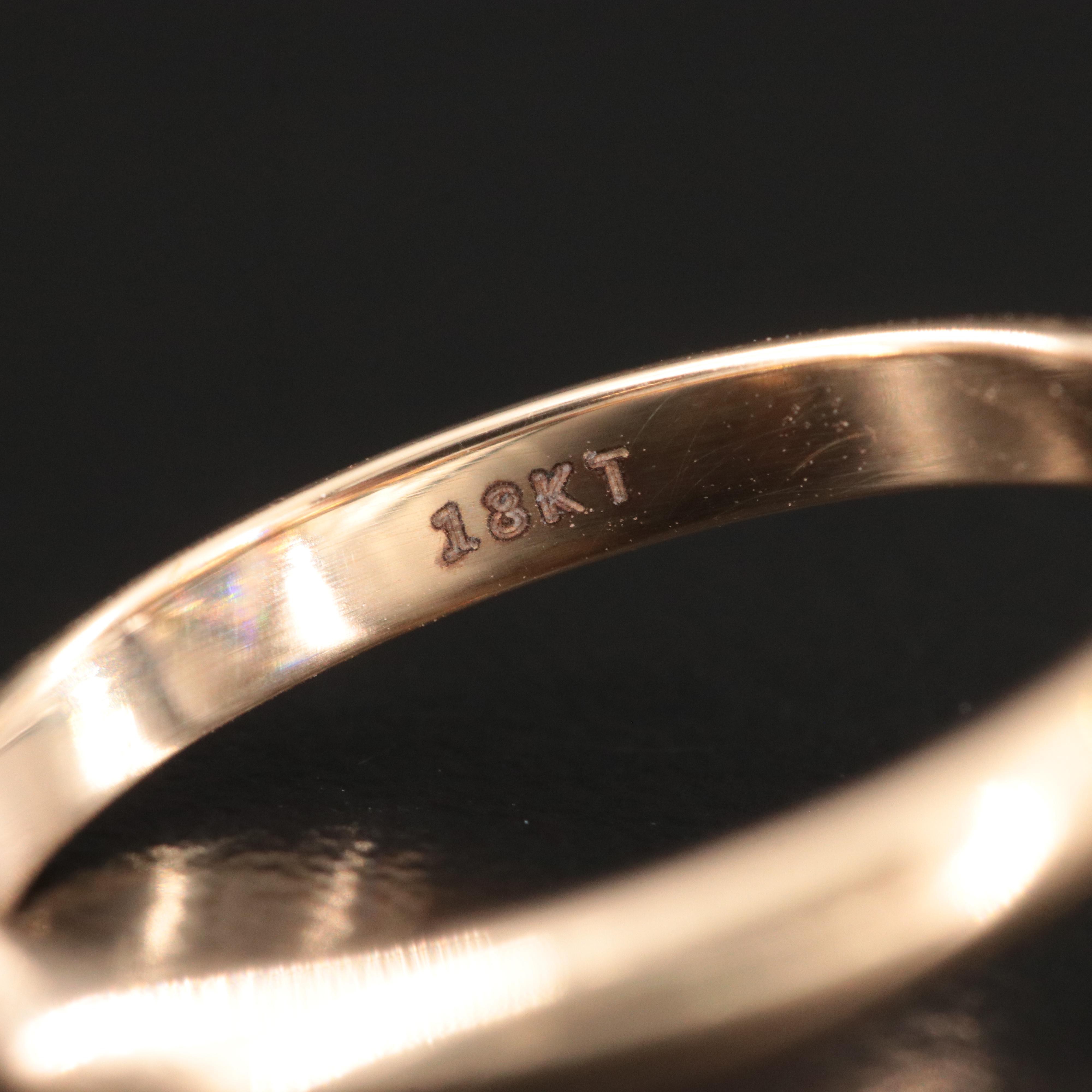 18K 4.86 CT Lab Grown Diamond Solitaire Ring with IGI Report