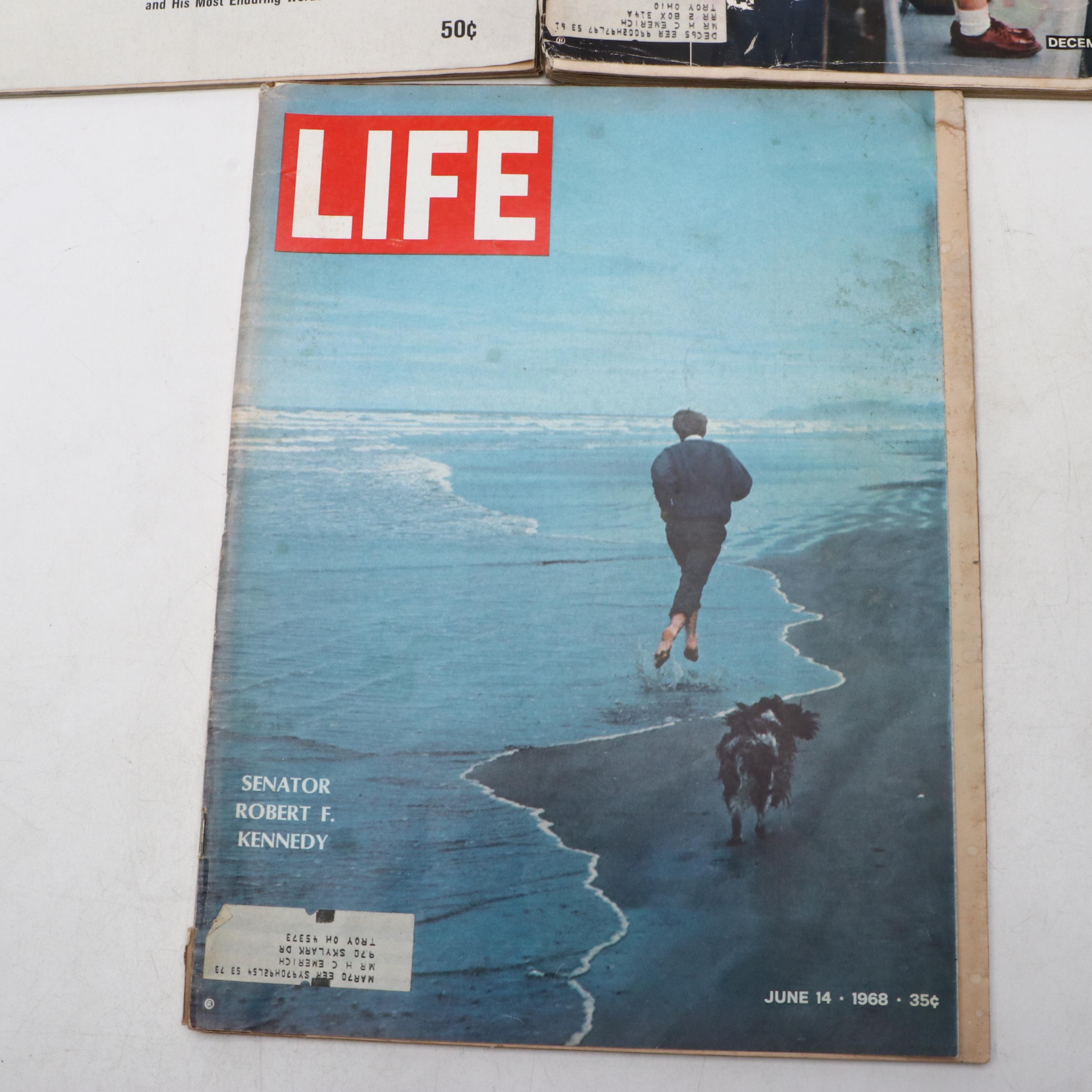 LIFE Magazine John F. Kennedy Memorial Edition and Other Kennedy Memorial Issues