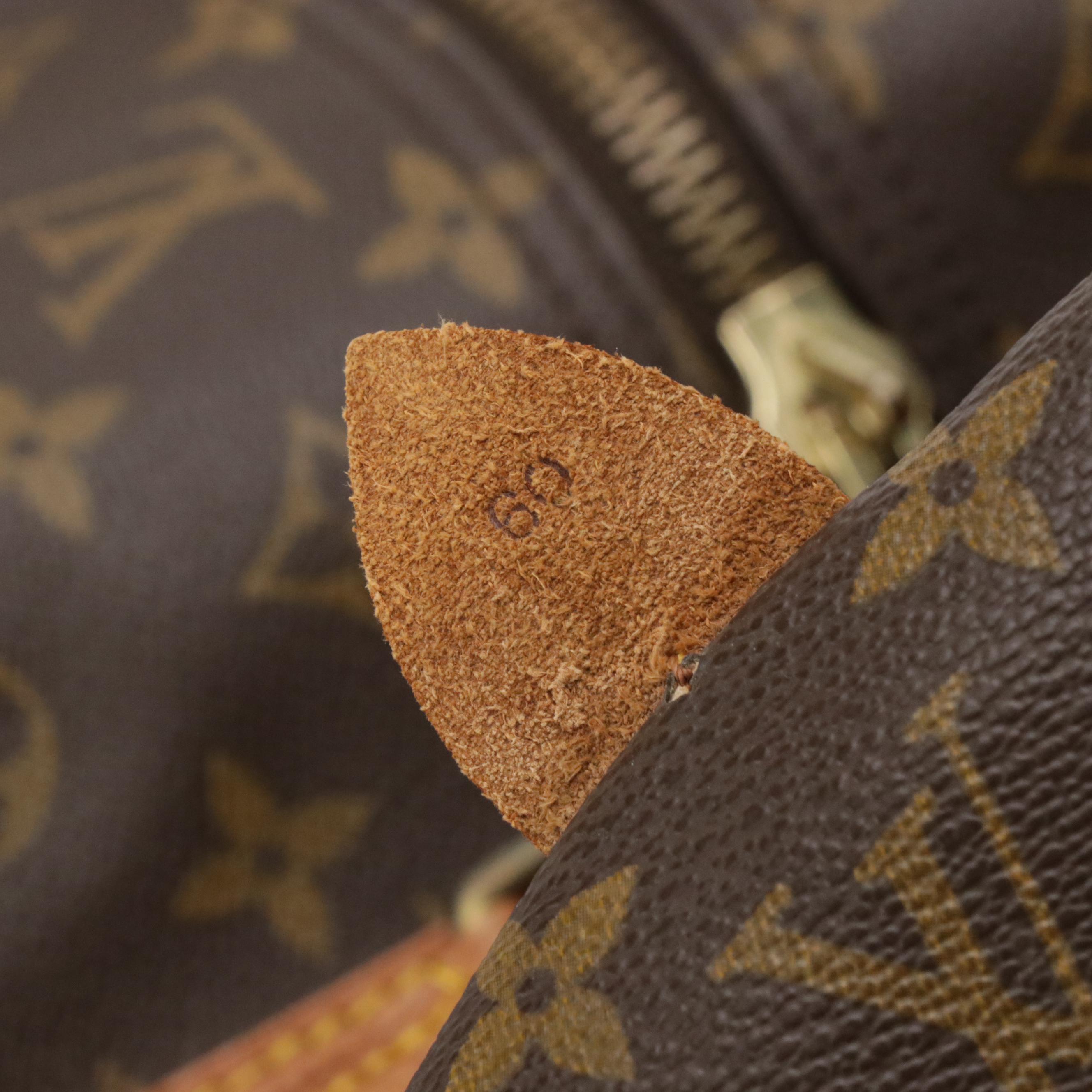 Louis Vuitton Keepall 60 in Monogram Canvas and Vachetta Leather