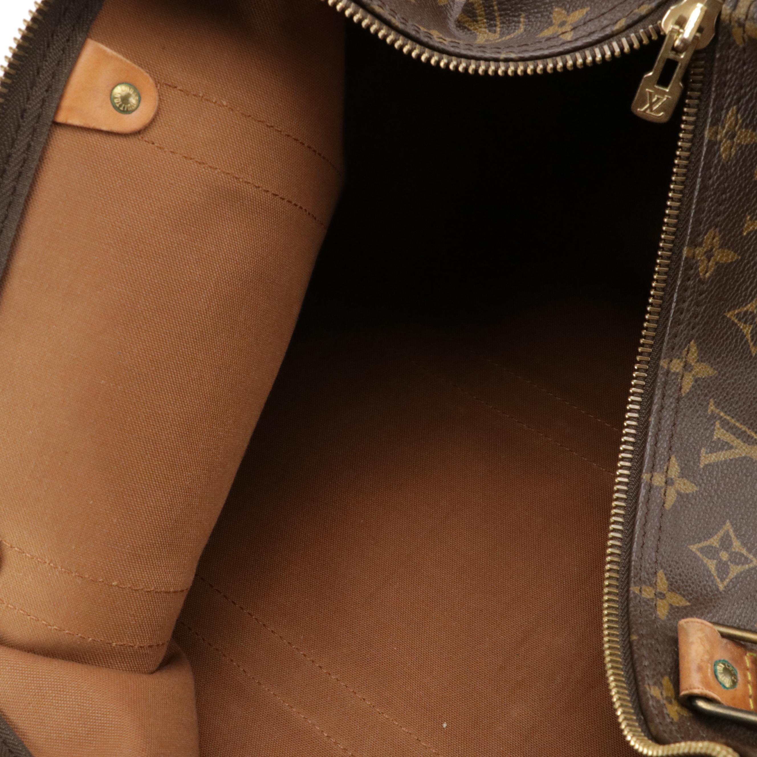Louis Vuitton Keepall 60 in Monogram Canvas and Vachetta Leather