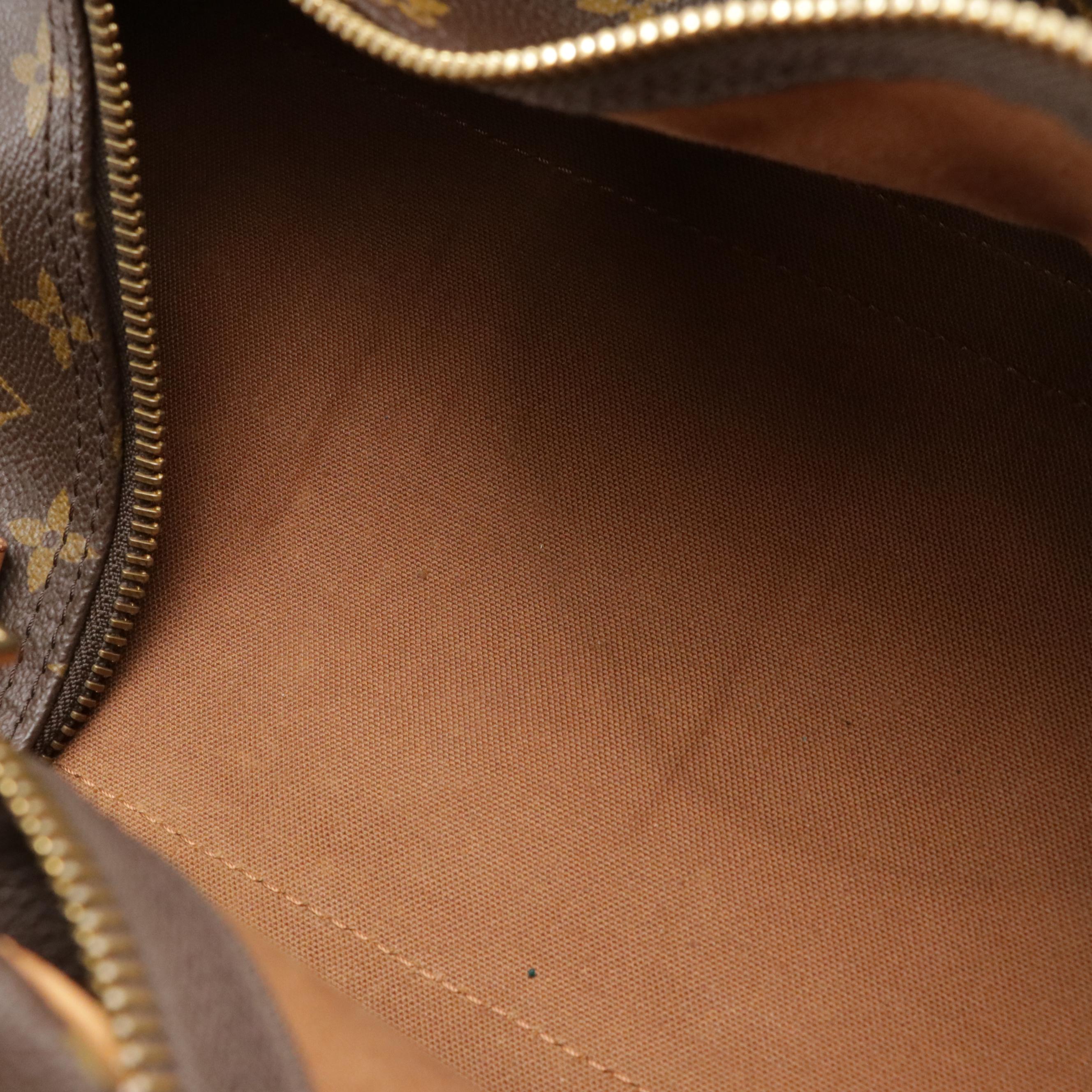 Louis Vuitton Keepall 60 in Monogram Canvas and Vachetta Leather